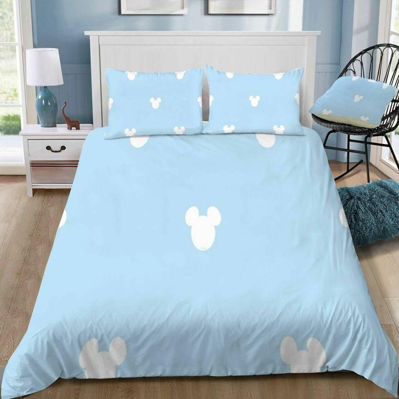 Disney Logo 14 Beautiful Decor For Disney Fan Bedding Set Duvet Cover Meaningful Gift For Love