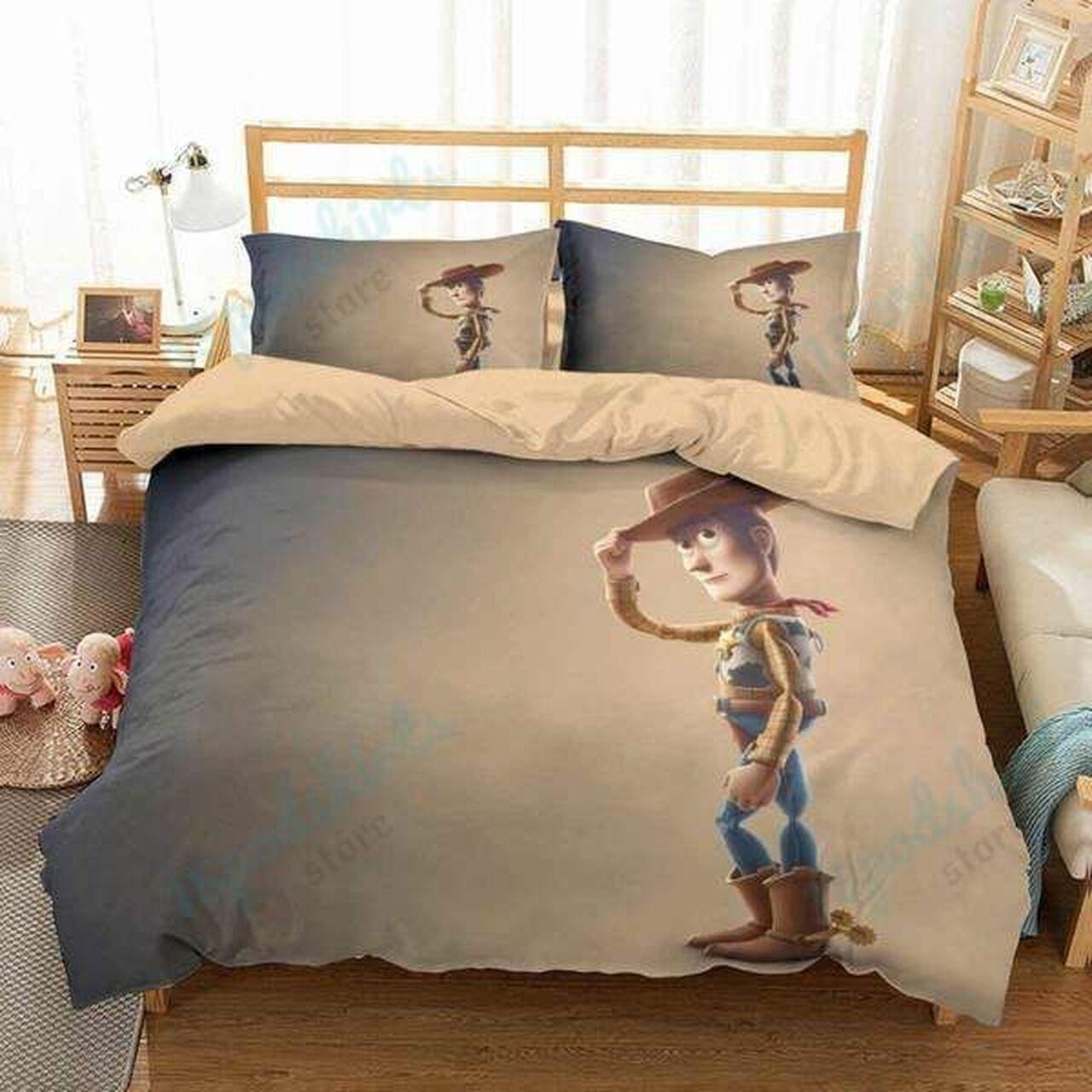 Toy Story 4 Pretty Disney Bedroom Decoration Duvet Cover Bedding Set Meaningful Gift For Friends Family On Christmas