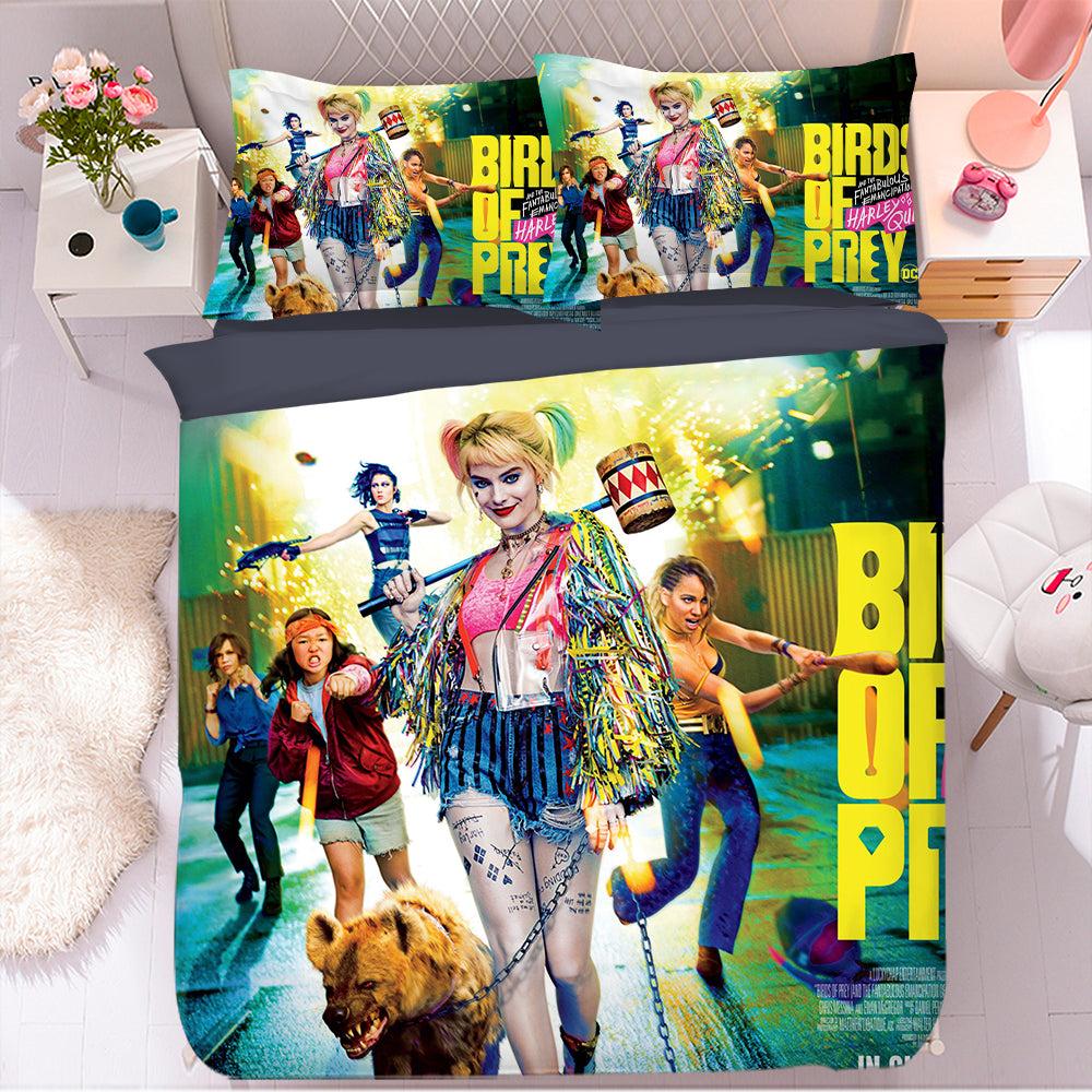 Harley Quinn Birds of Prey #43 Duvet Cover Quilt Cover Pillowcase Bedding Set Home Bedroom Decor