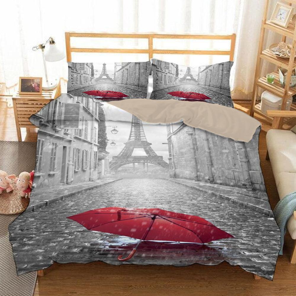 The Eiffel Tower La Tour Eiffel #1 Duvet Cover Quilt Cover Pillowcase Bedding Set Home Bedroom Decor