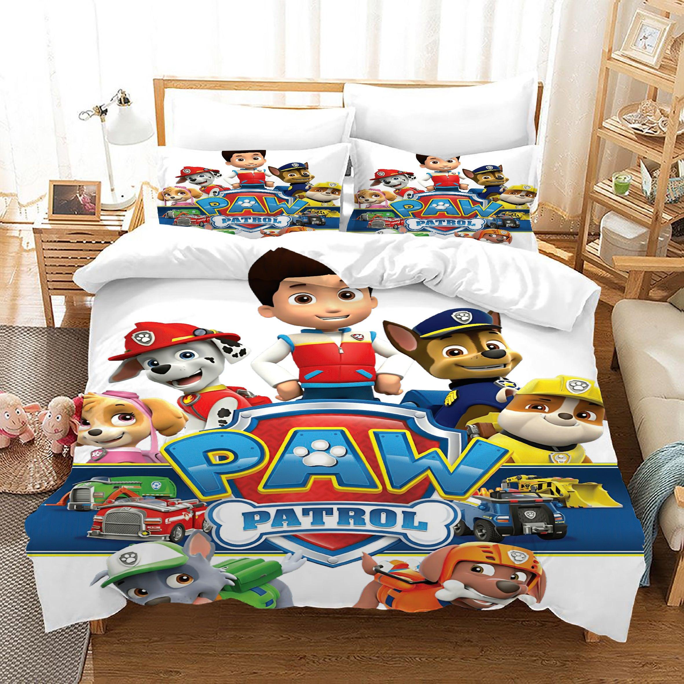 PAW Patrol Marshall #48 Duvet Cover Quilt Cover Pillowcase Bedding Set Home Decor