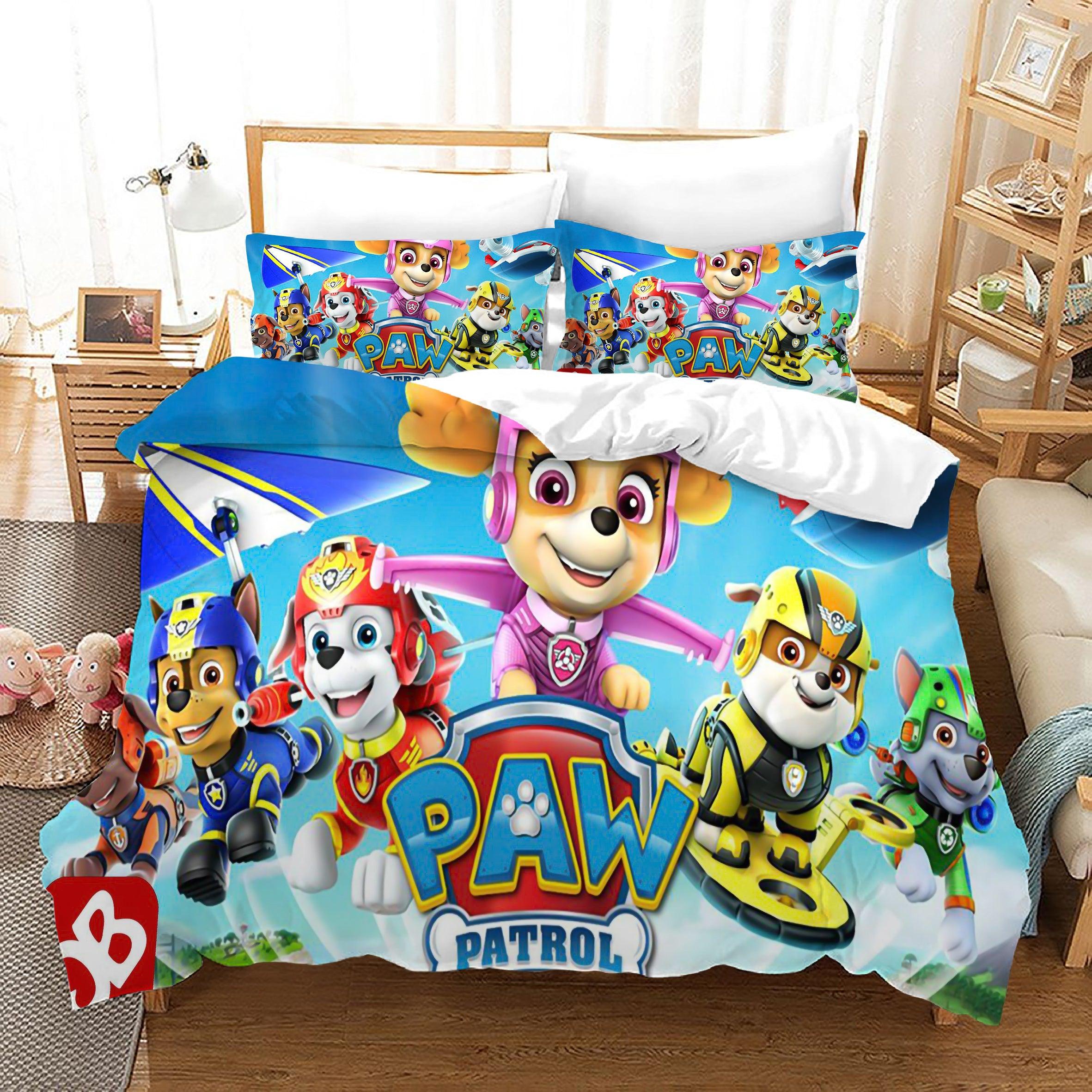 PAW Patrol Marshall #49 Duvet Cover Quilt Cover Pillowcase Bedding Set Home Decor