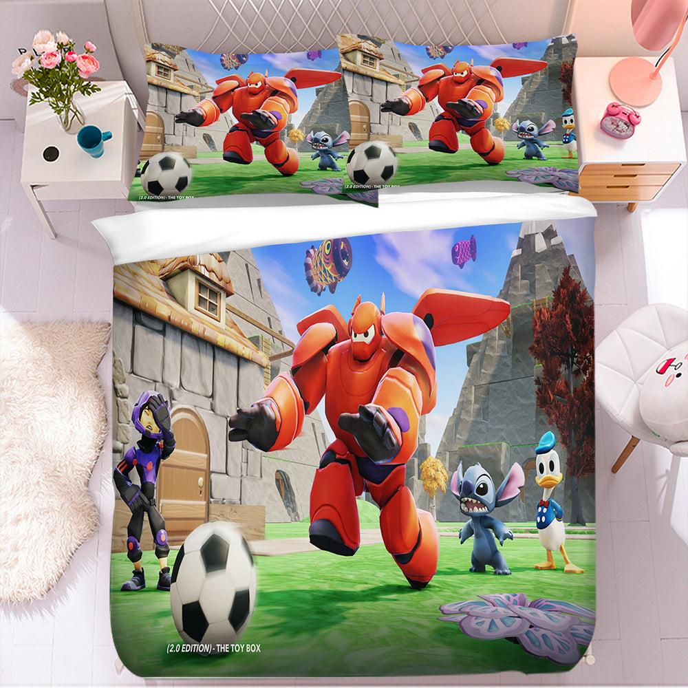 Big Hero 6 Baymax #8 Duvet Cover Quilt Cover Pillowcase Bedding Set Home Bedroom Decor