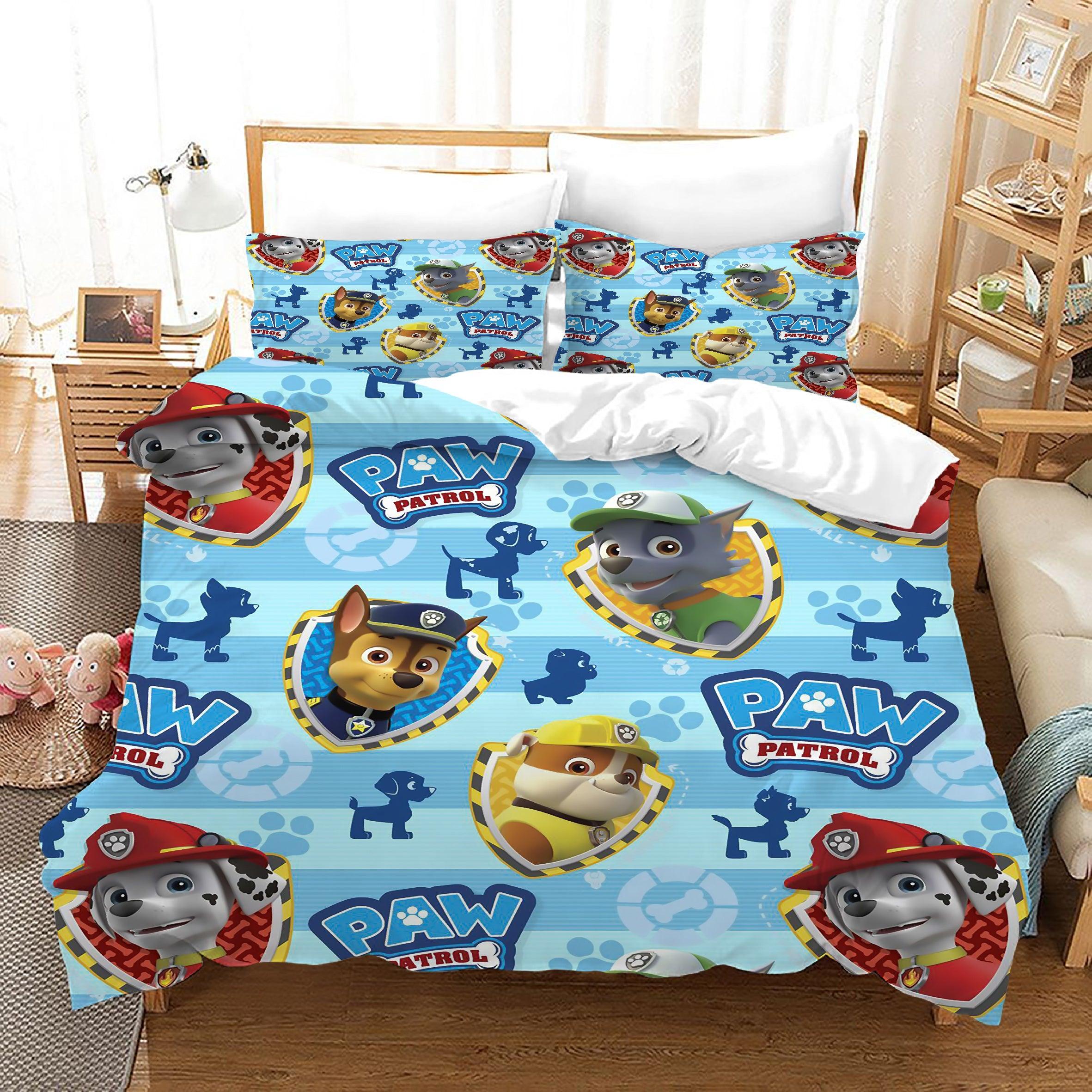 PAW Patrol Marshall #50 Duvet Cover Quilt Cover Pillowcase Bedding Set Home Decor