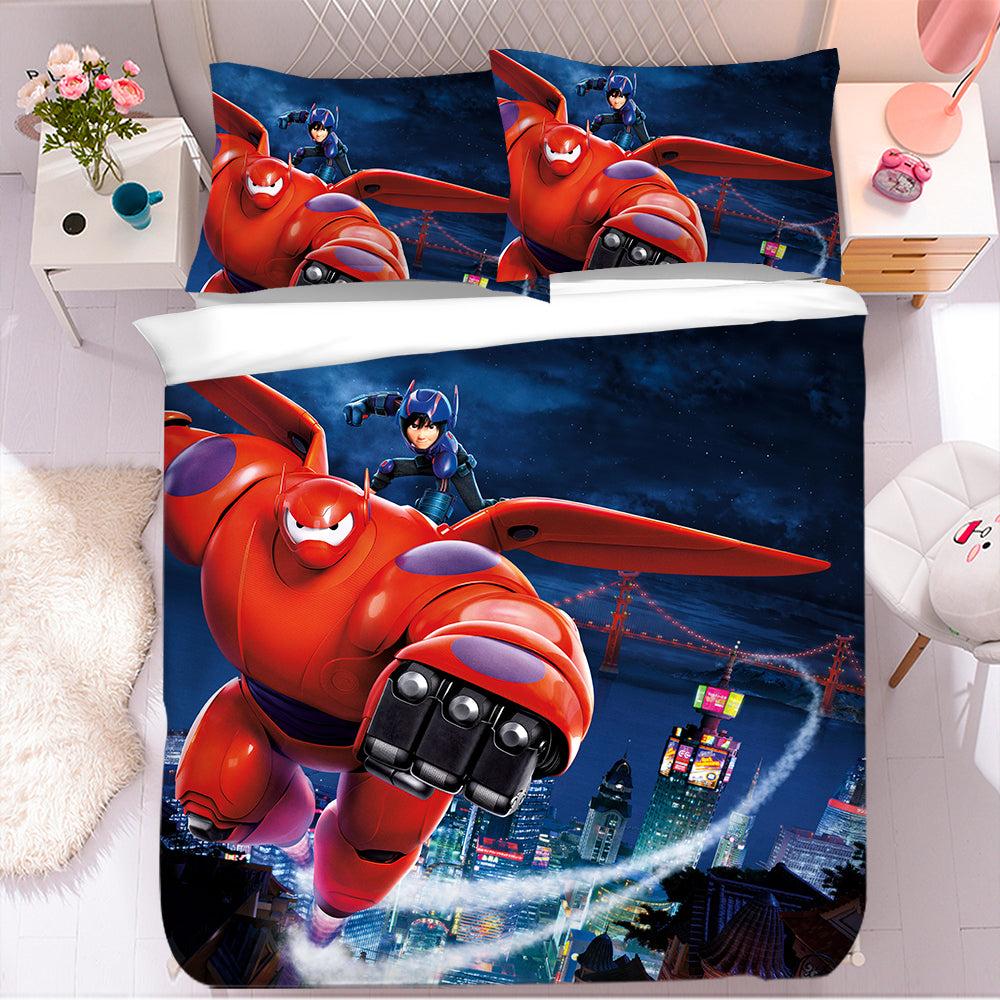 Big Hero 6 Baymax #2 Duvet Cover Quilt Cover Pillowcase Bedding Set Home Bedroom Decor