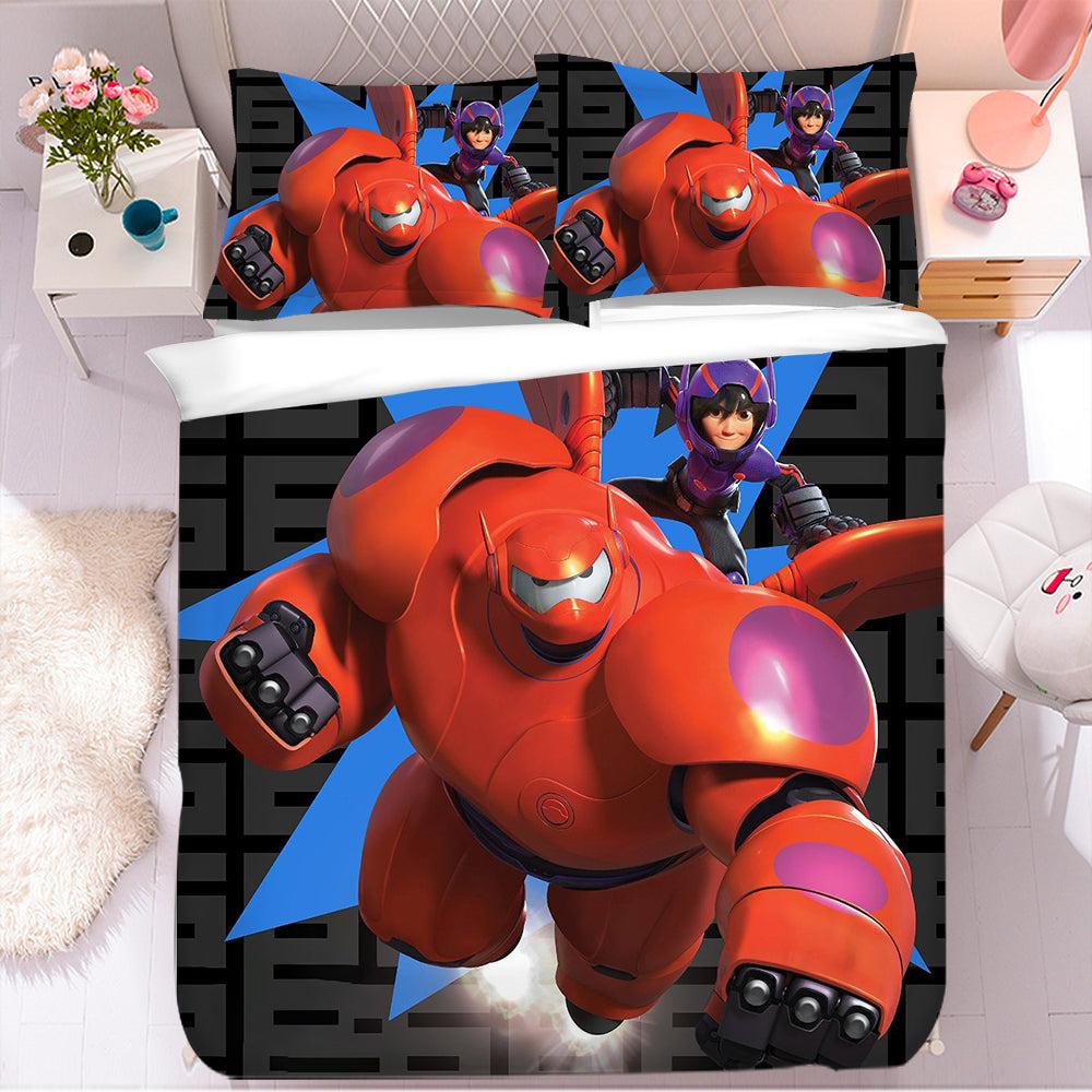 Big Hero 6 Baymax #3 Duvet Cover Quilt Cover Pillowcase Bedding Set Home Bedroom Decor