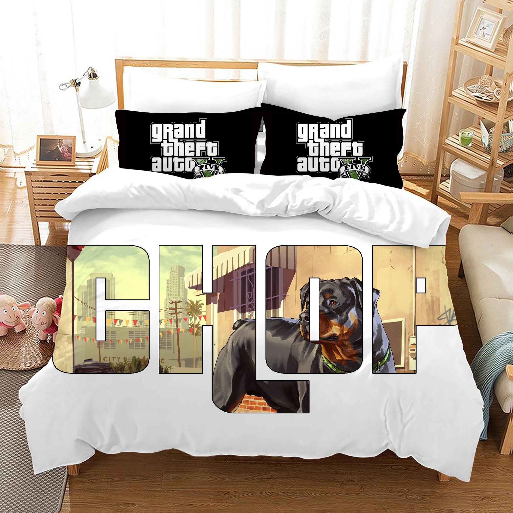 Grand Theft Auto #24 Duvet Cover Quilt Cover Pillowcase Bedding Set Home Decor
