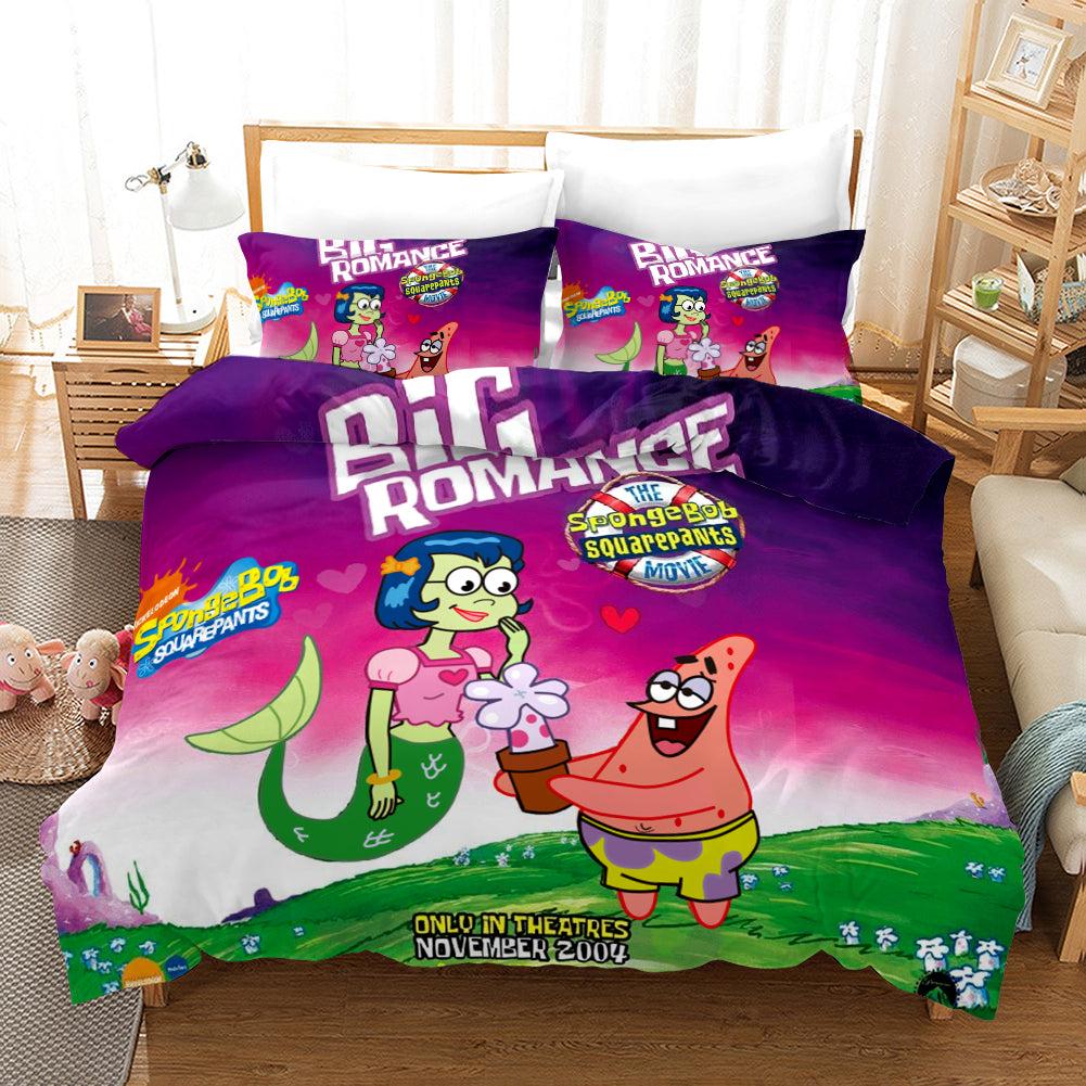 Square Pants Sponge Bob #21 Duvet Cover Quilt Cover Pillowcase Bedding Set Home Decor