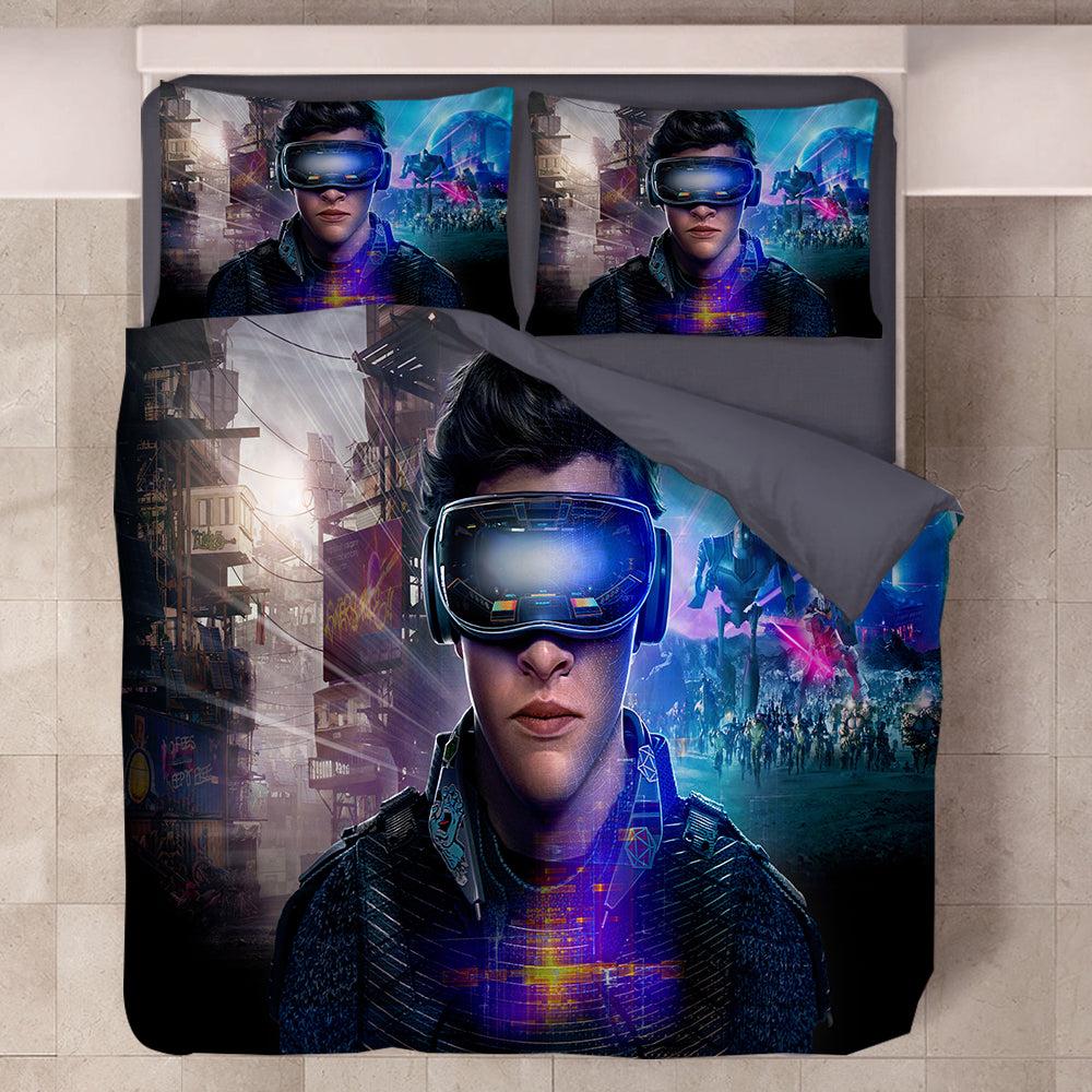 Ready Player One #1 Duvet Cover Quilt Cover Pillowcase Bedding Set Home Bedroom Decor