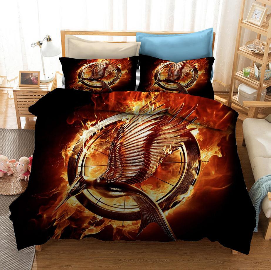 The Hunger Games #1 Duvet Cover Quilt Cover Pillowcase Bedding Set Home Bedroom Decor