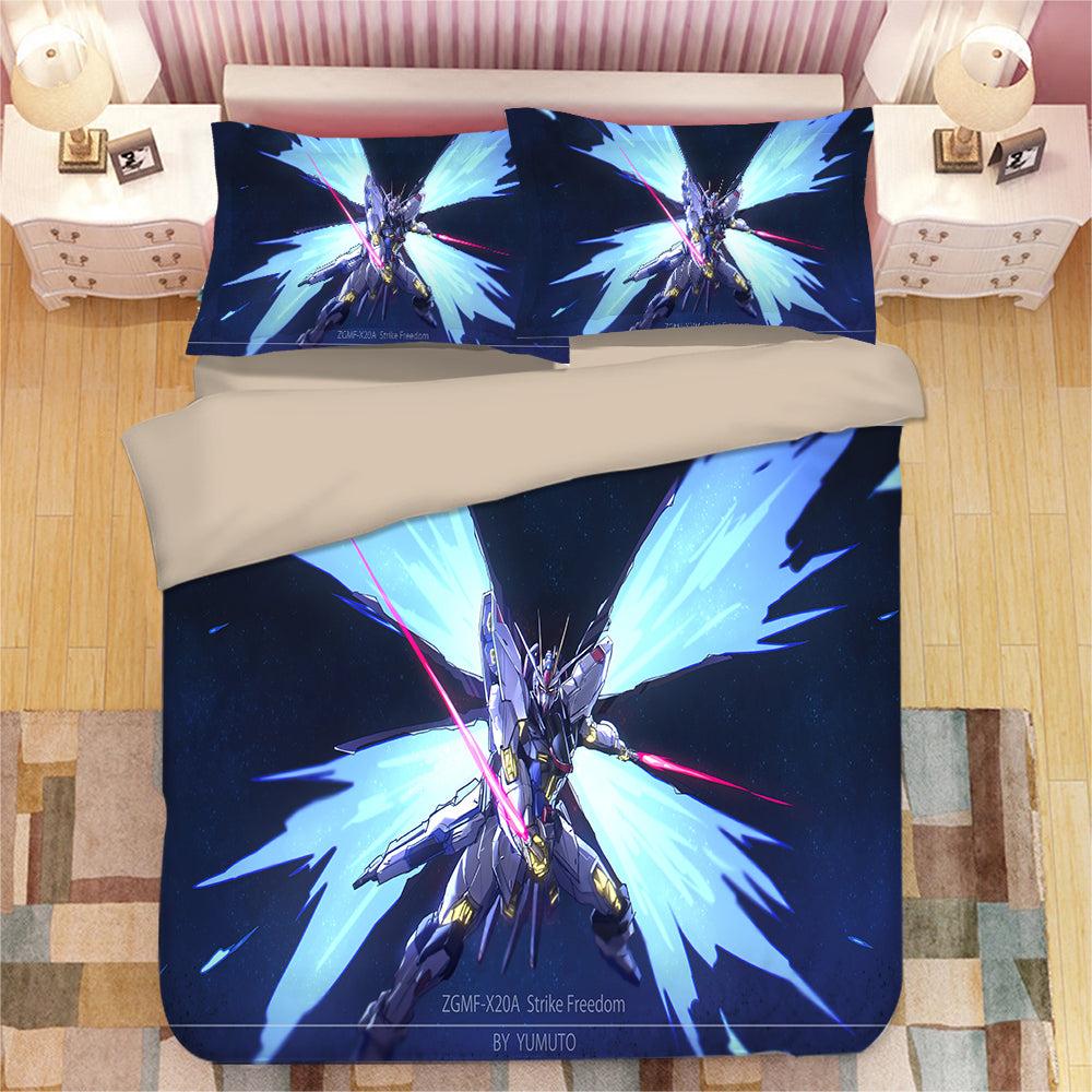 GUNDAM #9 Duvet Cover Quilt Cover Pillowcase Bedding Set Home Bedroom Decor