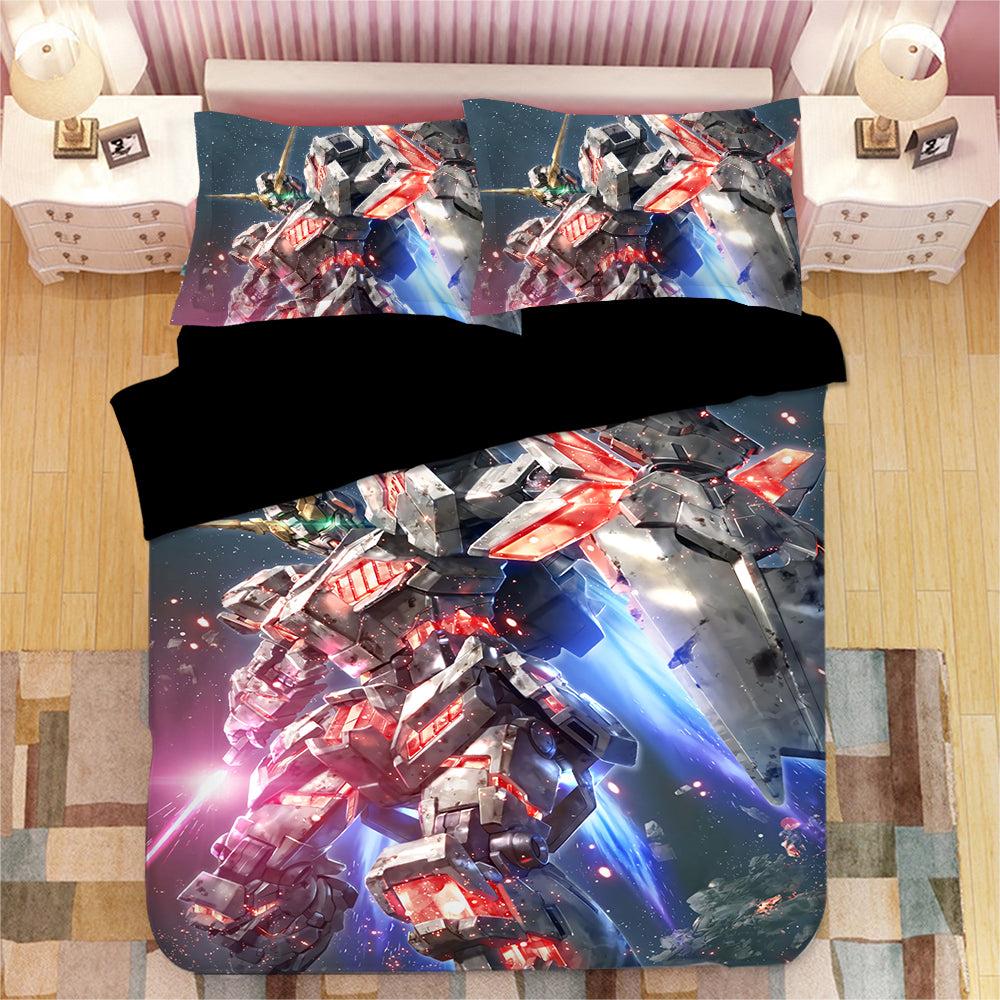 GUNDAM #10 Duvet Cover Quilt Cover Pillowcase Bedding Set Home Bedroom Decor