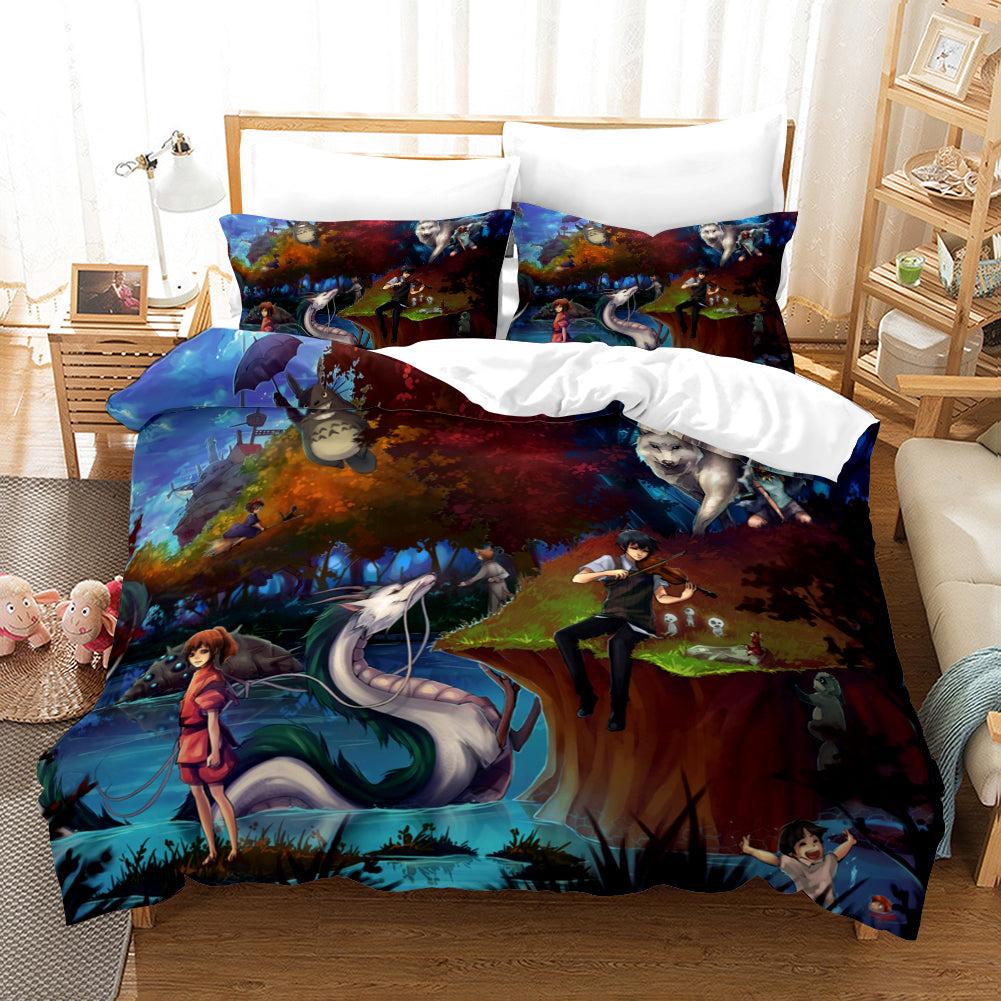 Tonari no Totoro #31 Duvet Cover Quilt Cover Pillowcase Bedding Set Home Decor
