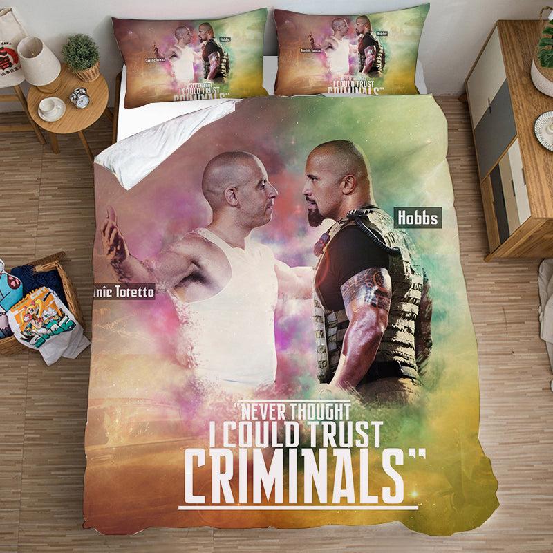 Fast & Furious #3 Duvet Cover Quilt Cover Pillowcase Bedding Set Home Bedroom Decor
