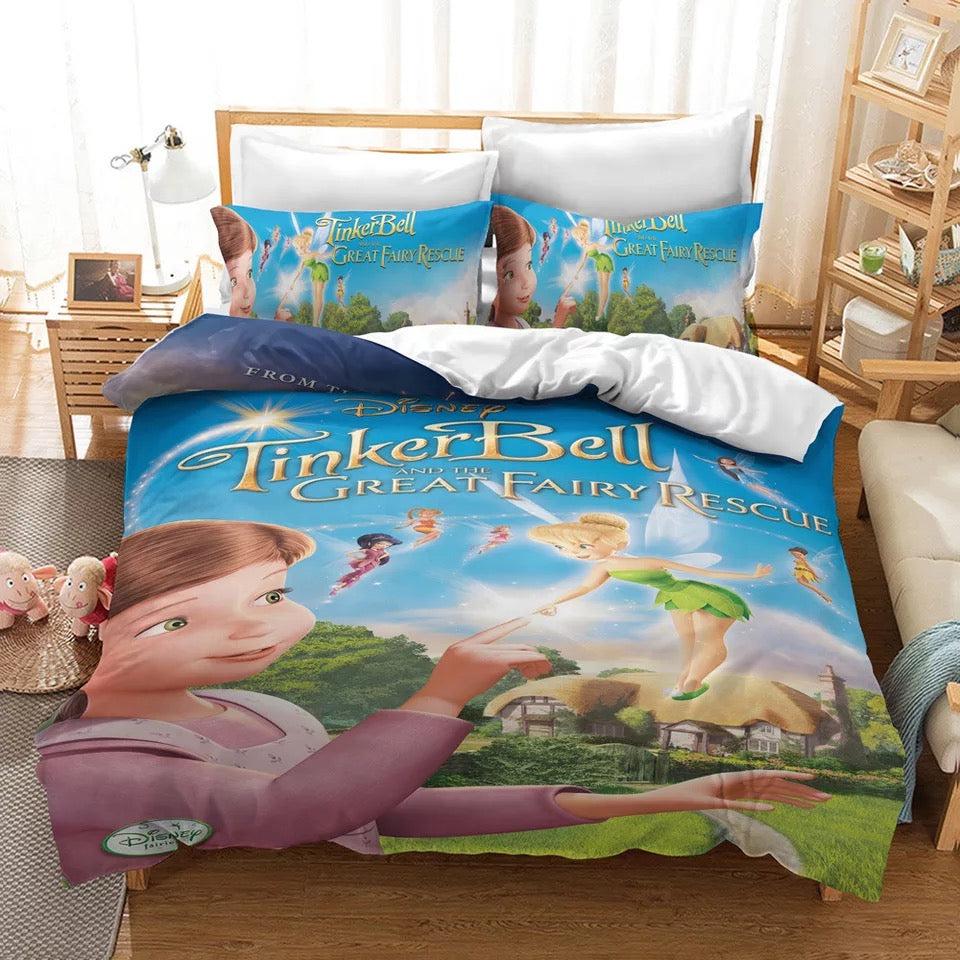 Tinker Bell and the Lost Treasure #5 Duvet Cover Quilt Cover Pillowcase Bedding Set Home Bedroom Decor