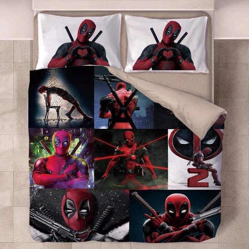 Deadpool X-Men #17 Duvet Cover Quilt Cover Pillowcase Bedding Set Home Decor