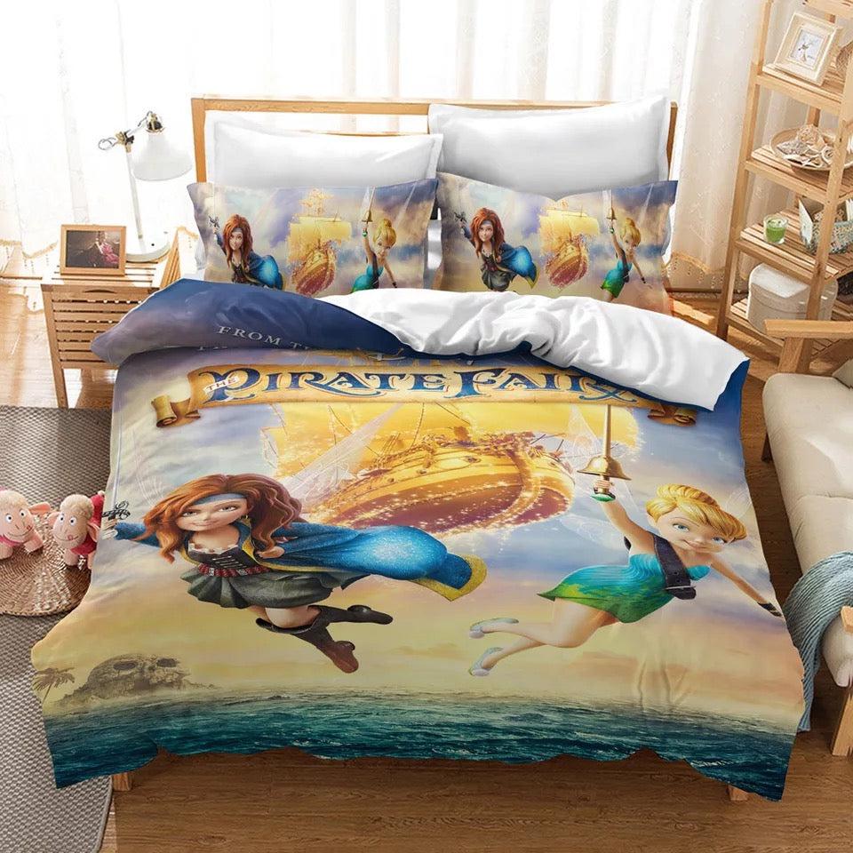 Tinker Bell and the Lost Treasure #4 Duvet Cover Quilt Cover Pillowcase Bedding Set Home Bedroom Decor