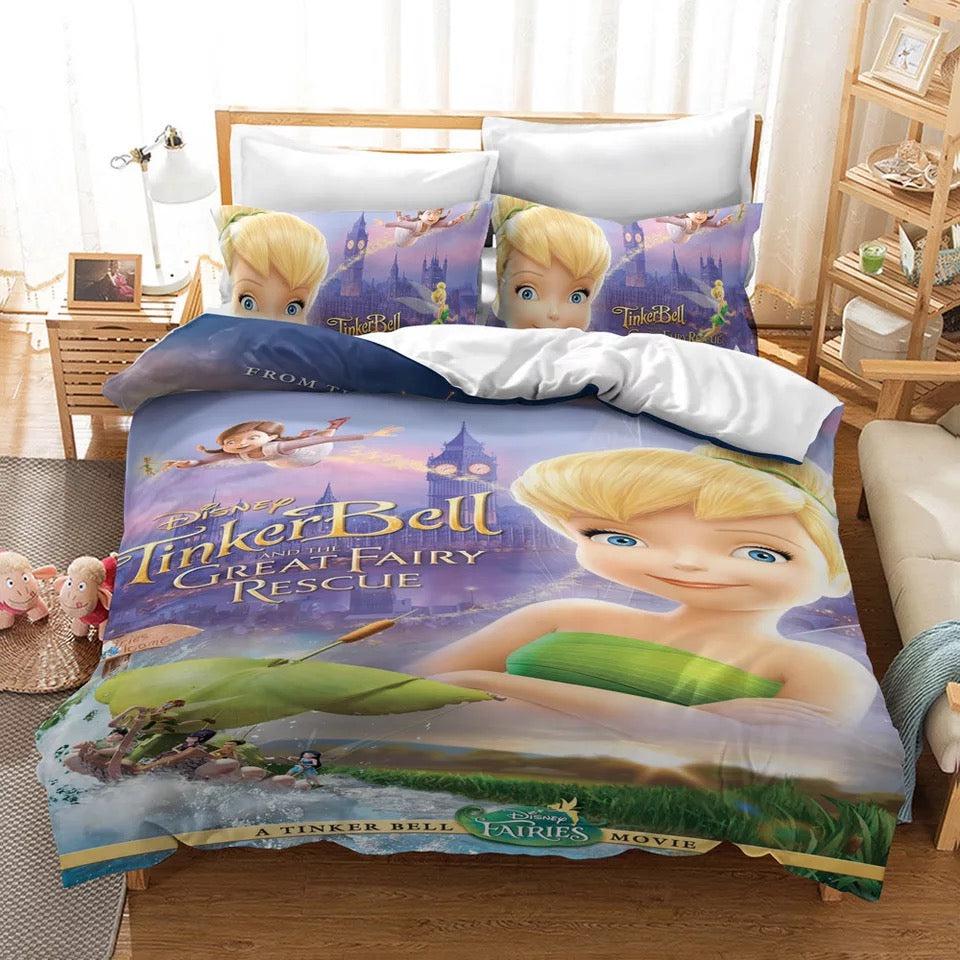 Tinker Bell and the Lost Treasure #6 Duvet Cover Quilt Cover Pillowcase Bedding Set Home Bedroom Decor
