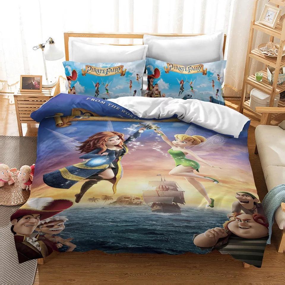 Tinker Bell and the Lost Treasure #10 Duvet Cover Quilt Cover Pillowcase Bedding Set Home Bedroom Decor