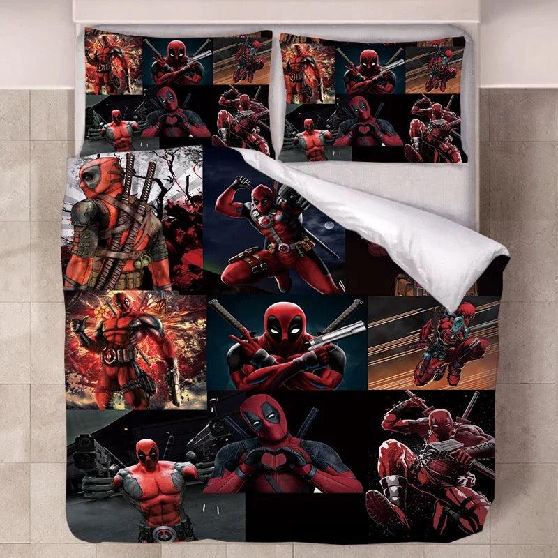 Deadpool X-Men #15 Duvet Cover Quilt Cover Pillowcase Bedding Set Home Decor