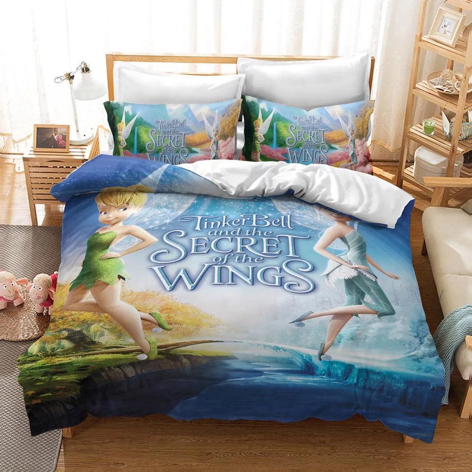 Tinker Bell Secret of the Wings #17 Duvet Cover Quilt Cover Pillowcase Bedding Set Home Bedroom Decor
