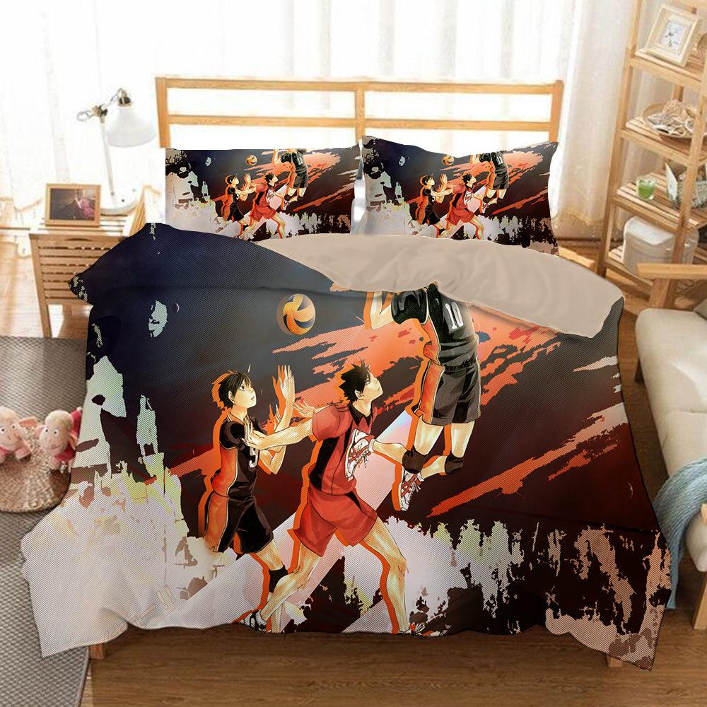 Haikyuu!! Hinata Shoyo #3 Duvet Cover Quilt Cover Pillowcase Bedding Set Home Bedroom Decor