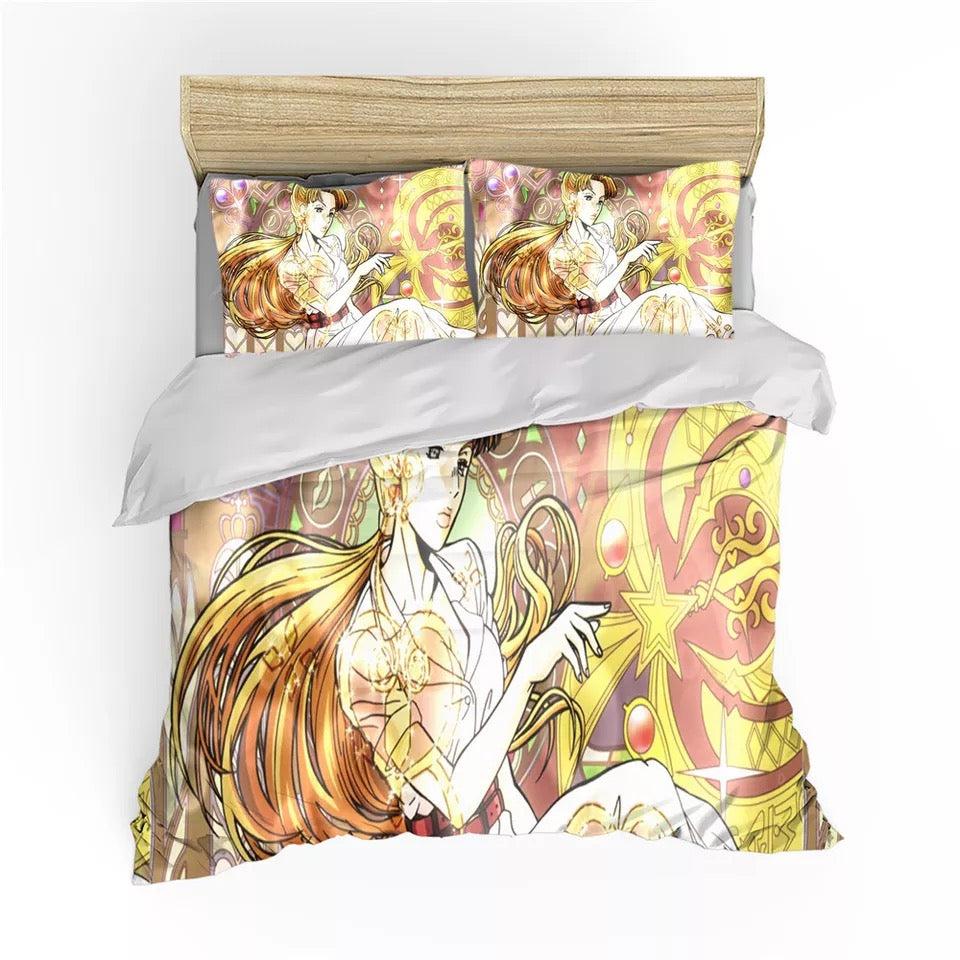 JoJos Bizarre Adventure #2 Duvet Cover Quilt Cover Pillowcase Bedding Set Home Bedroom Decor