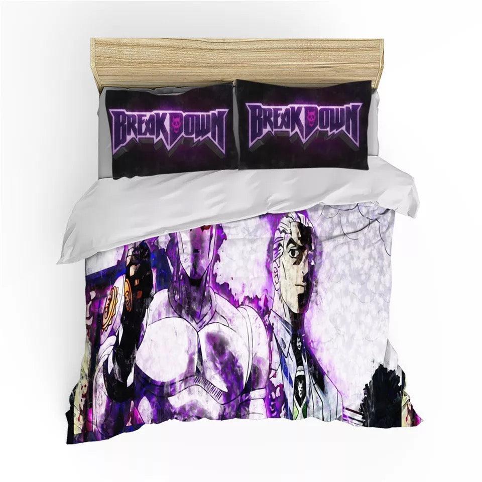 JoJos Bizarre Adventure #9 Duvet Cover Quilt Cover Pillowcase Bedding Set Home Bedroom Decor