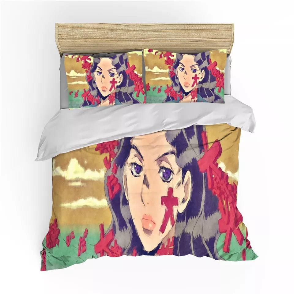 JoJos Bizarre Adventure #3 Duvet Cover Quilt Cover Pillowcase Bedding Set Home Bedroom Decor