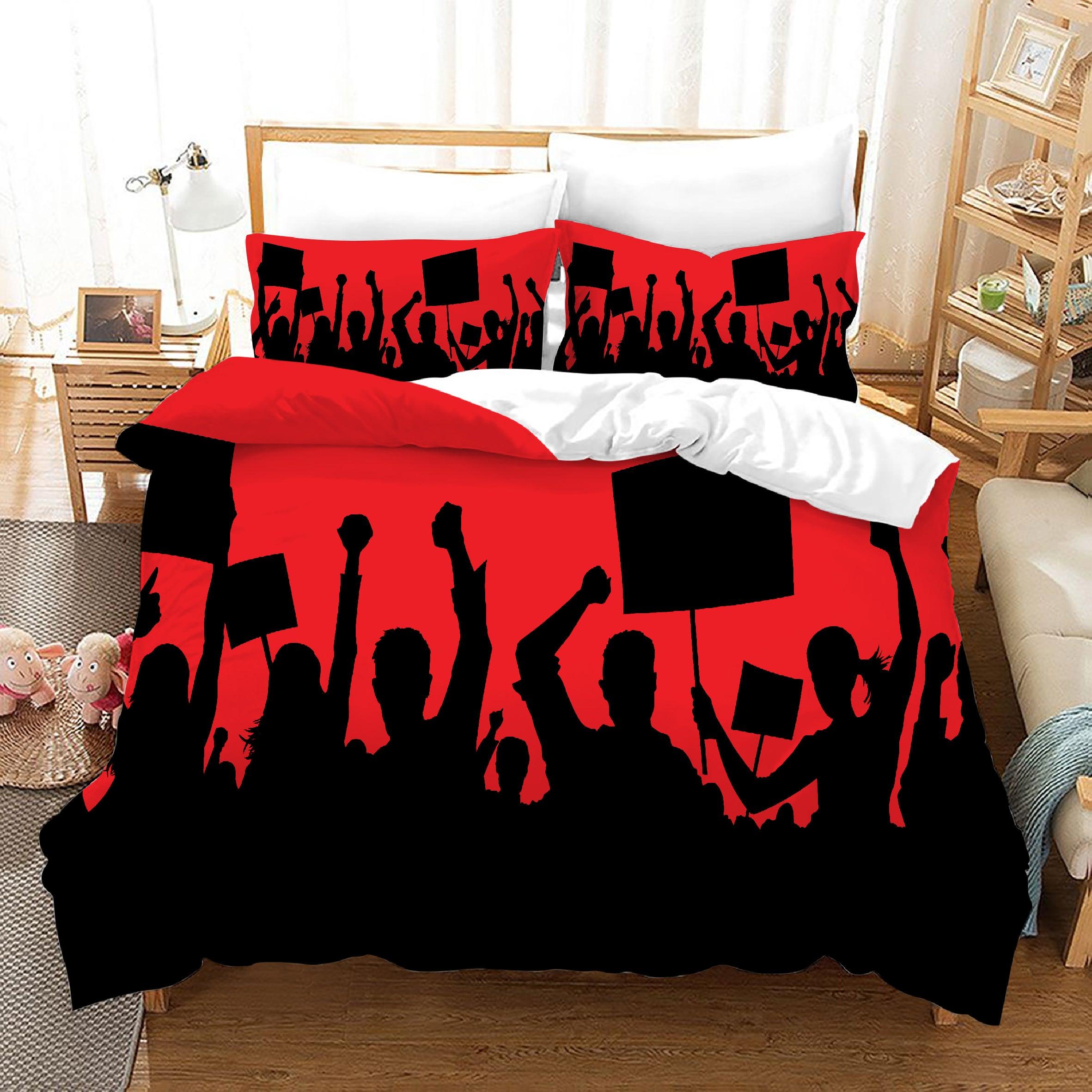 No Racism #10 Duvet Cover Quilt Cover Pillowcase Bedding Set Home Bedroom Decor
