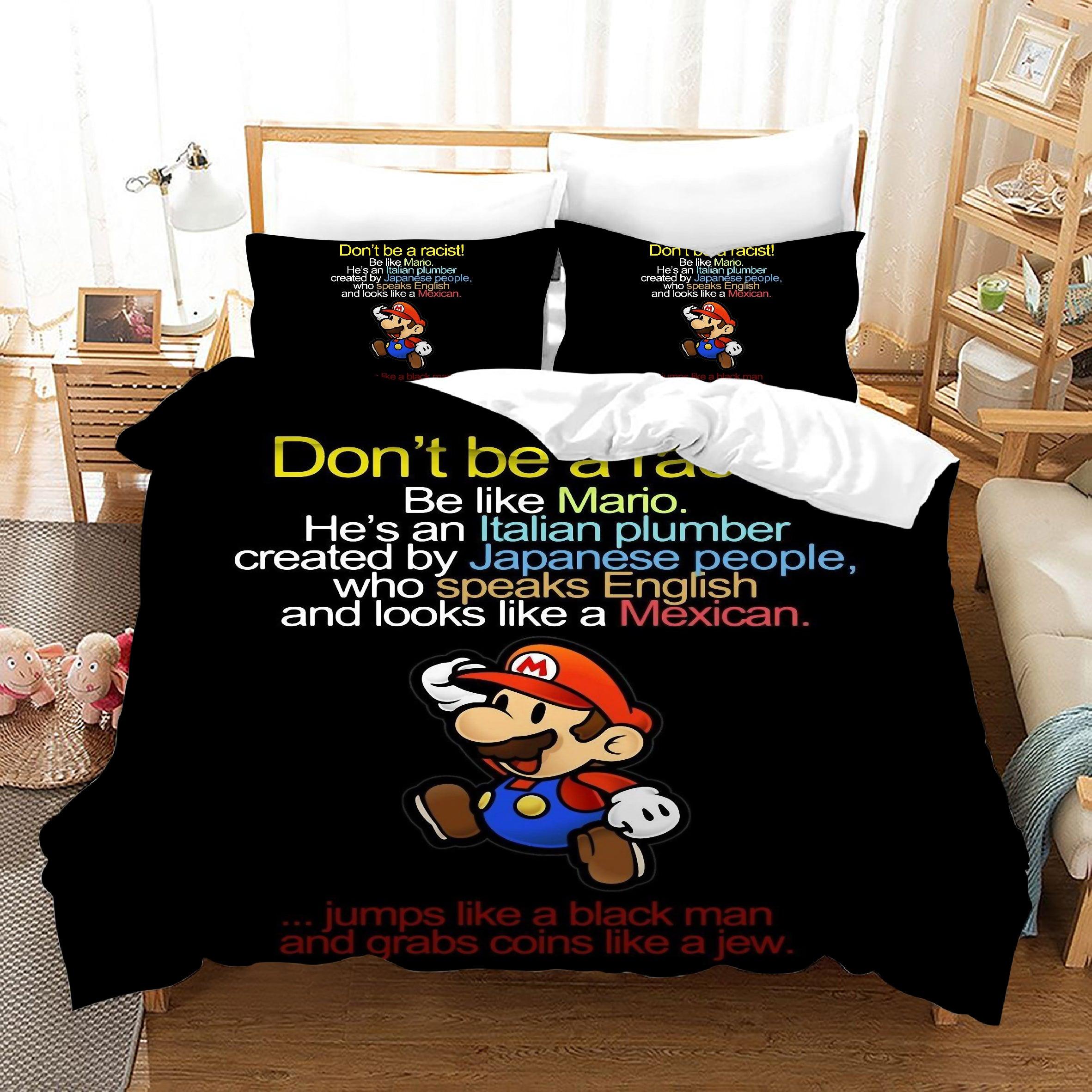 Dont Be a Racist #8 Duvet Cover Quilt Cover Pillowcase Bedding Set Home Bedroom Decor