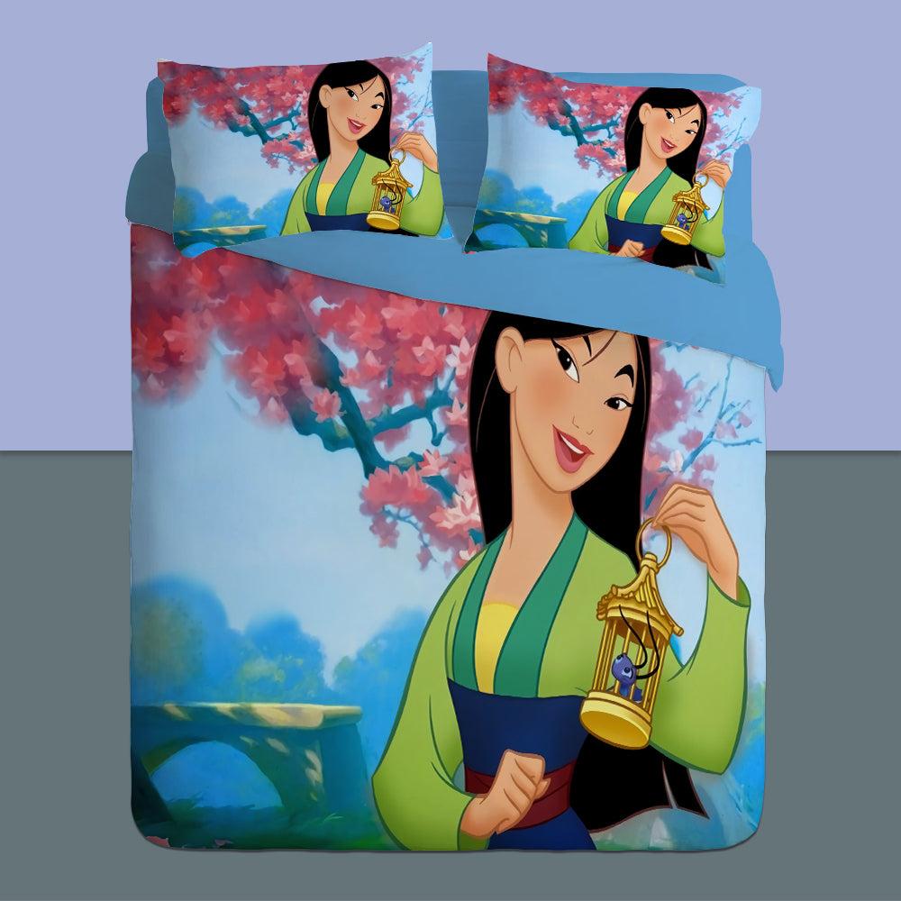 Mulan #1 Duvet Cover Quilt Cover Pillowcase Bedding Set Home Bedroom Decor