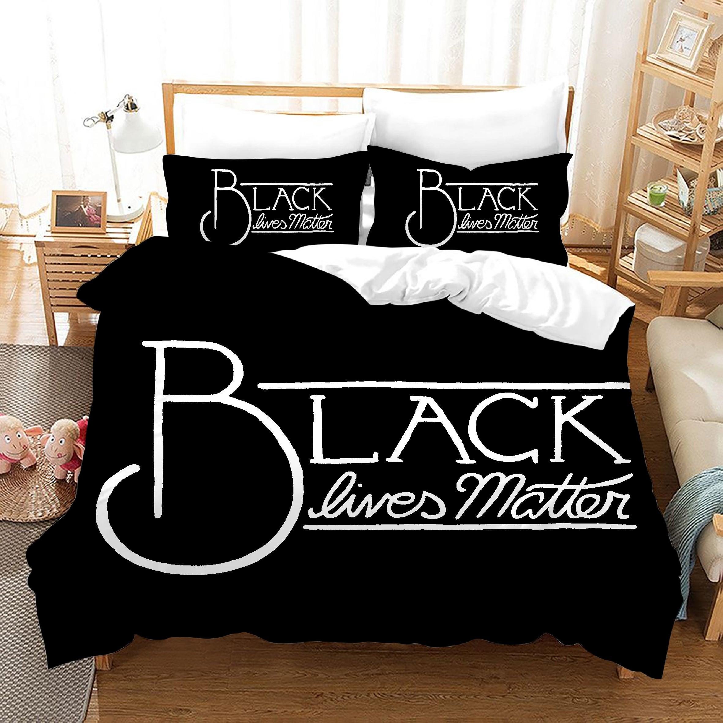 Black Lives Matter #14 Duvet Cover Quilt Cover Pillowcase Bedding Set Home Bedroom Decor