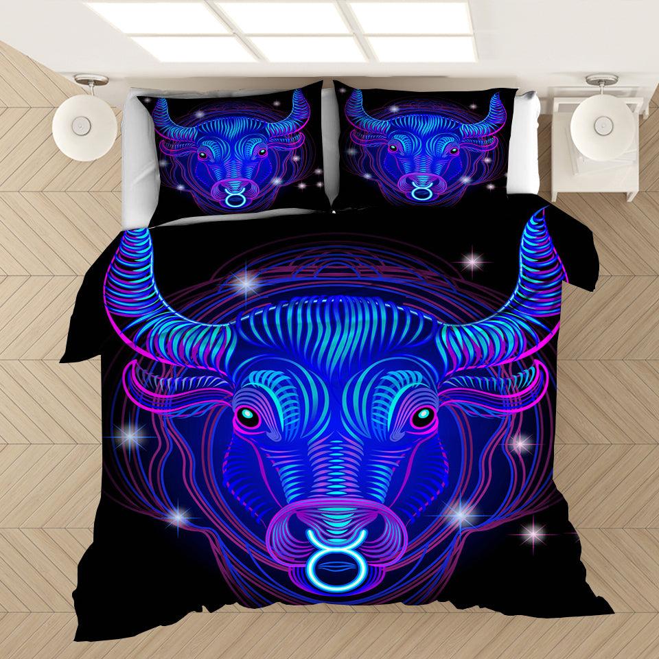 Twelve Constellations Taurus #3 Duvet Cover Quilt Cover Pillowcase Bedding Set Home Bedroom Decor