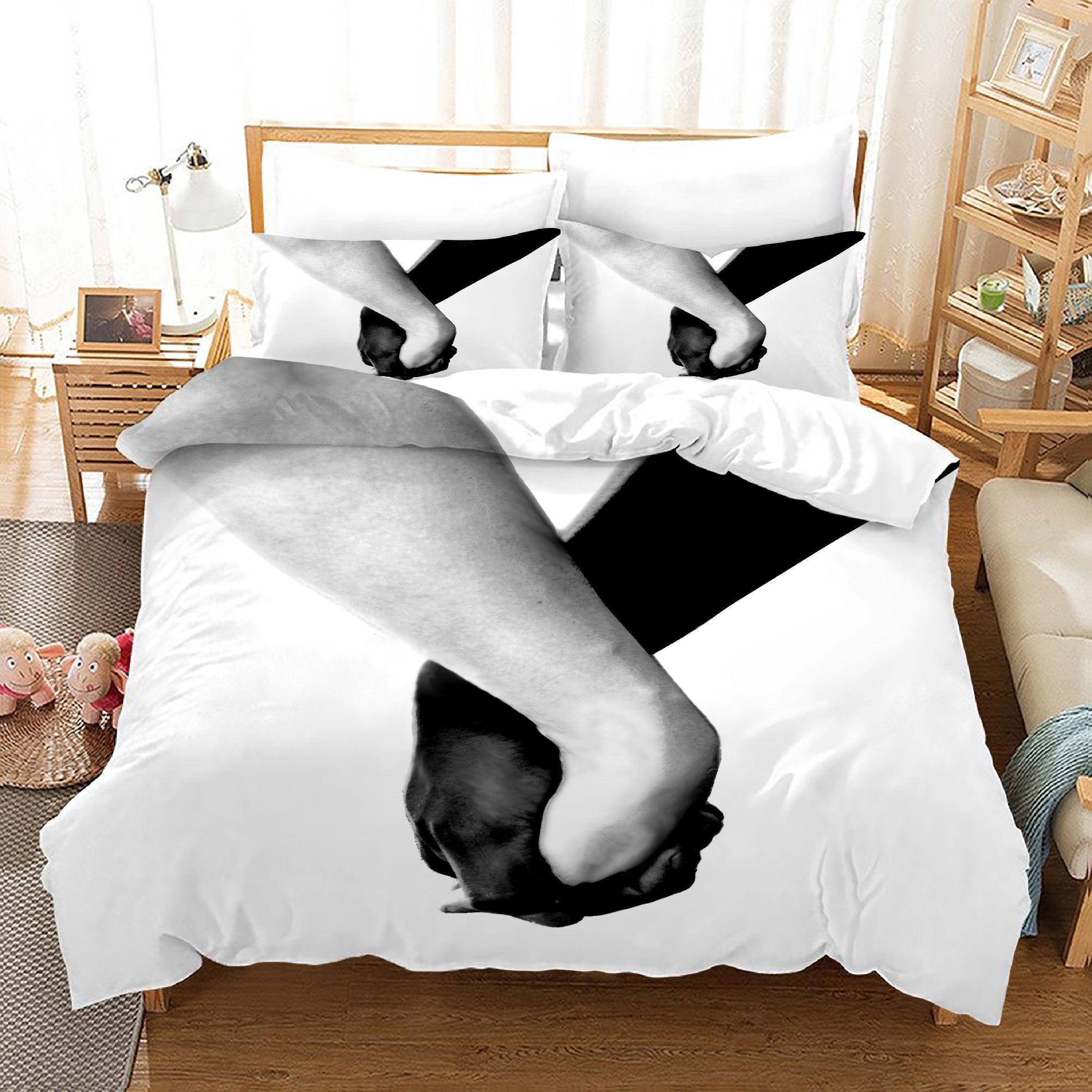 No To Racism #23 Duvet Cover Quilt Cover Pillowcase Bedding Set Home Bedroom Decor