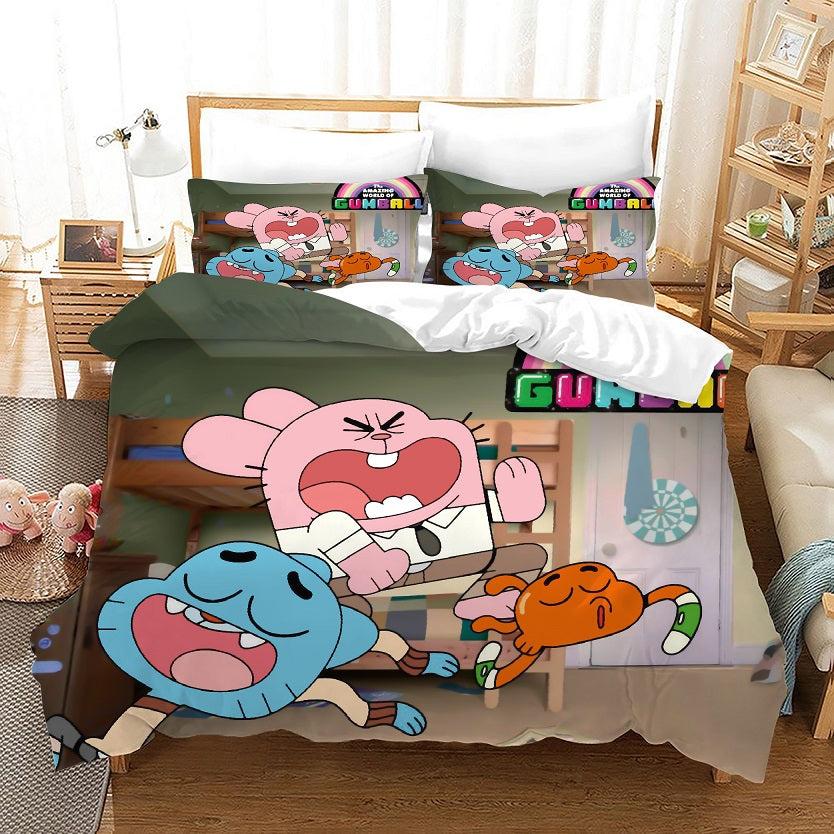 The Amazing World of Gumball #7 Duvet Cover Quilt Cover Pillowcase Bedding Set Home Bedroom Decor