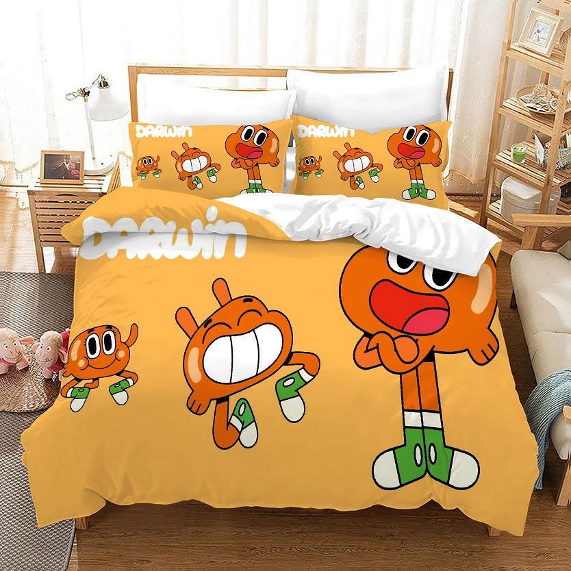 The Amazing World of Gumball #4 Duvet Cover Quilt Cover Pillowcase Bedding Set Home Bedroom Decor