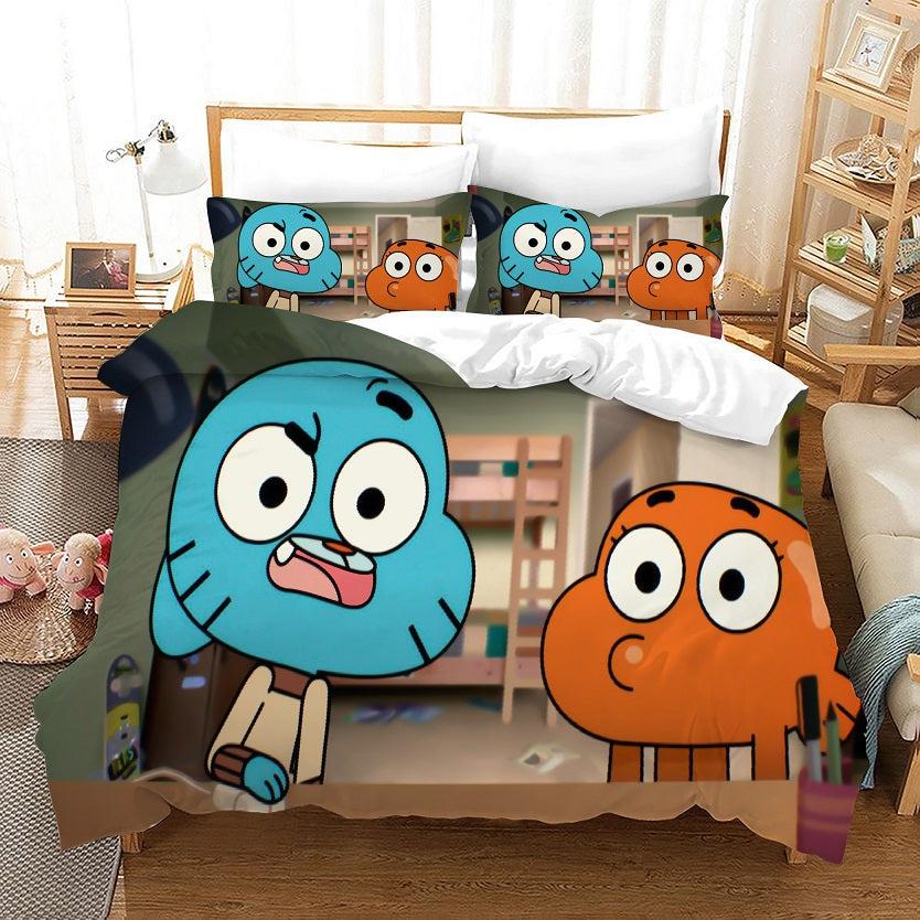 The Amazing World of Gumball #8 Duvet Cover Quilt Cover Pillowcase Bedding Set Home Bedroom Decor