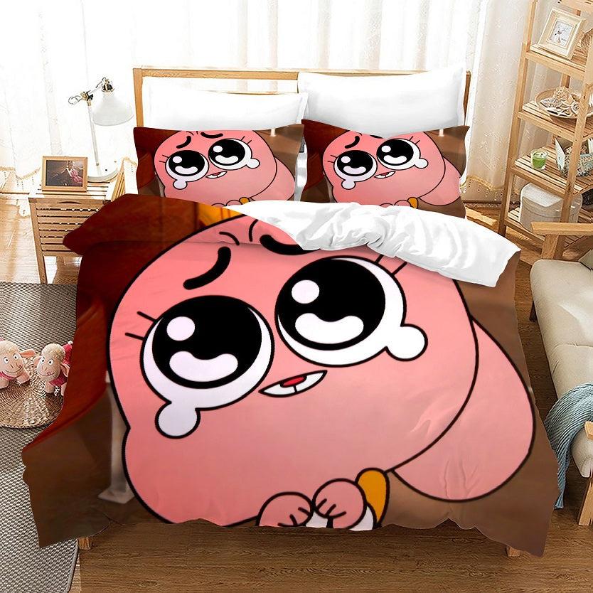 The Amazing World of Gumball #15 Duvet Cover Quilt Cover Pillowcase Bedding Set Home Bedroom Decor