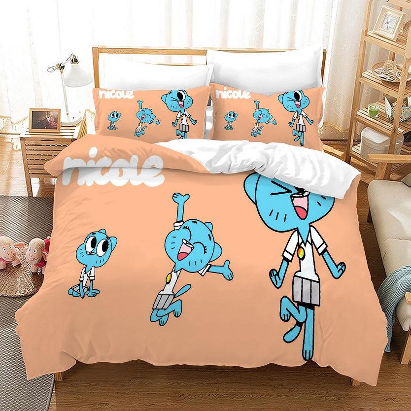 The Amazing World of Gumball #14 Duvet Cover Quilt Cover Pillowcase Bedding Set Home Bedroom Decor