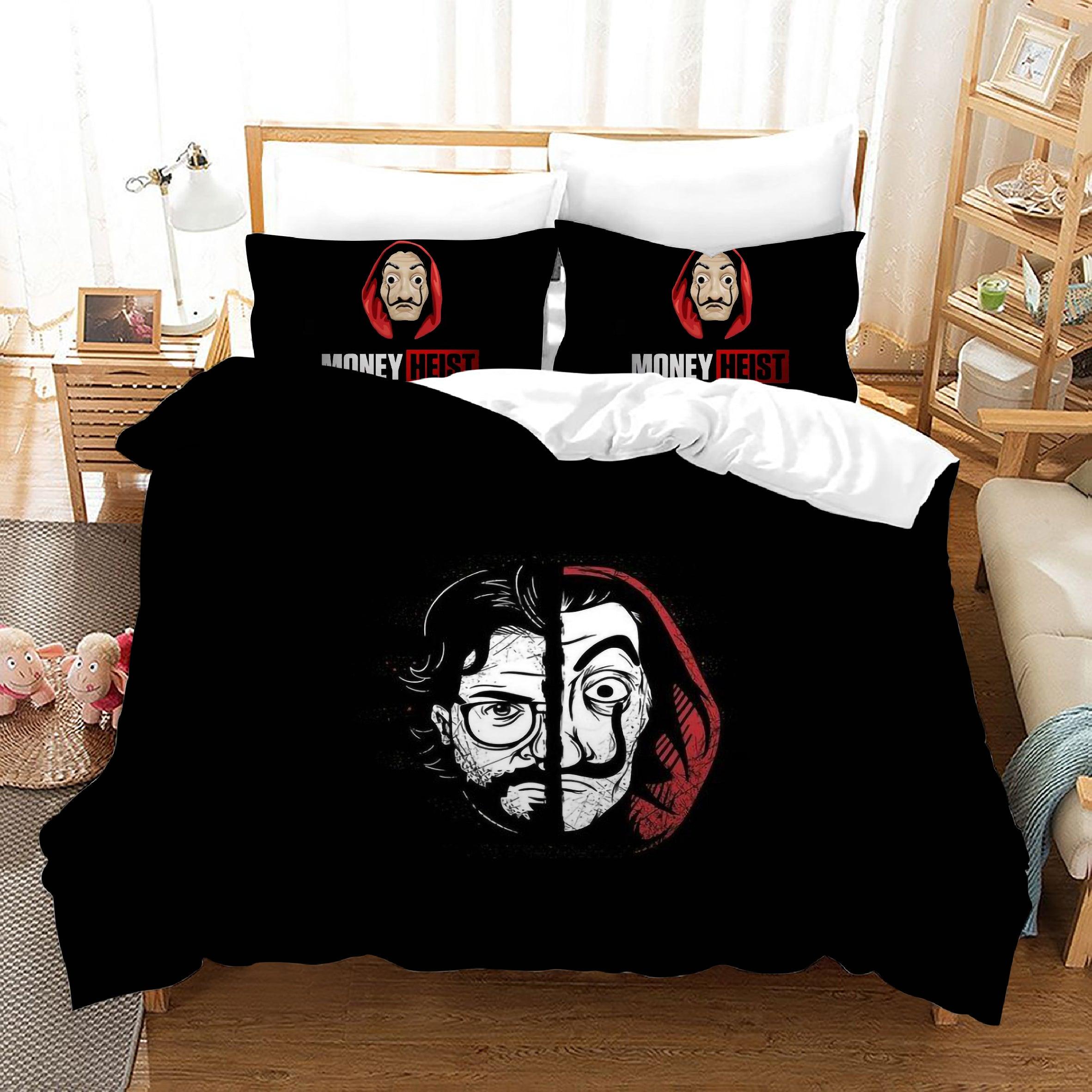 La casa de papel #6 Duvet Cover Quilt Cover Pillowcase Bedding Set Home Bedroom Decor