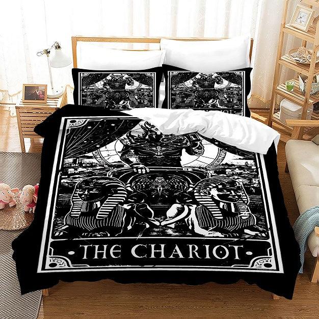 TAROT The Chariot #4 Duvet Cover Quilt Cover Pillowcase Bedding Set Home Bedroom Decor