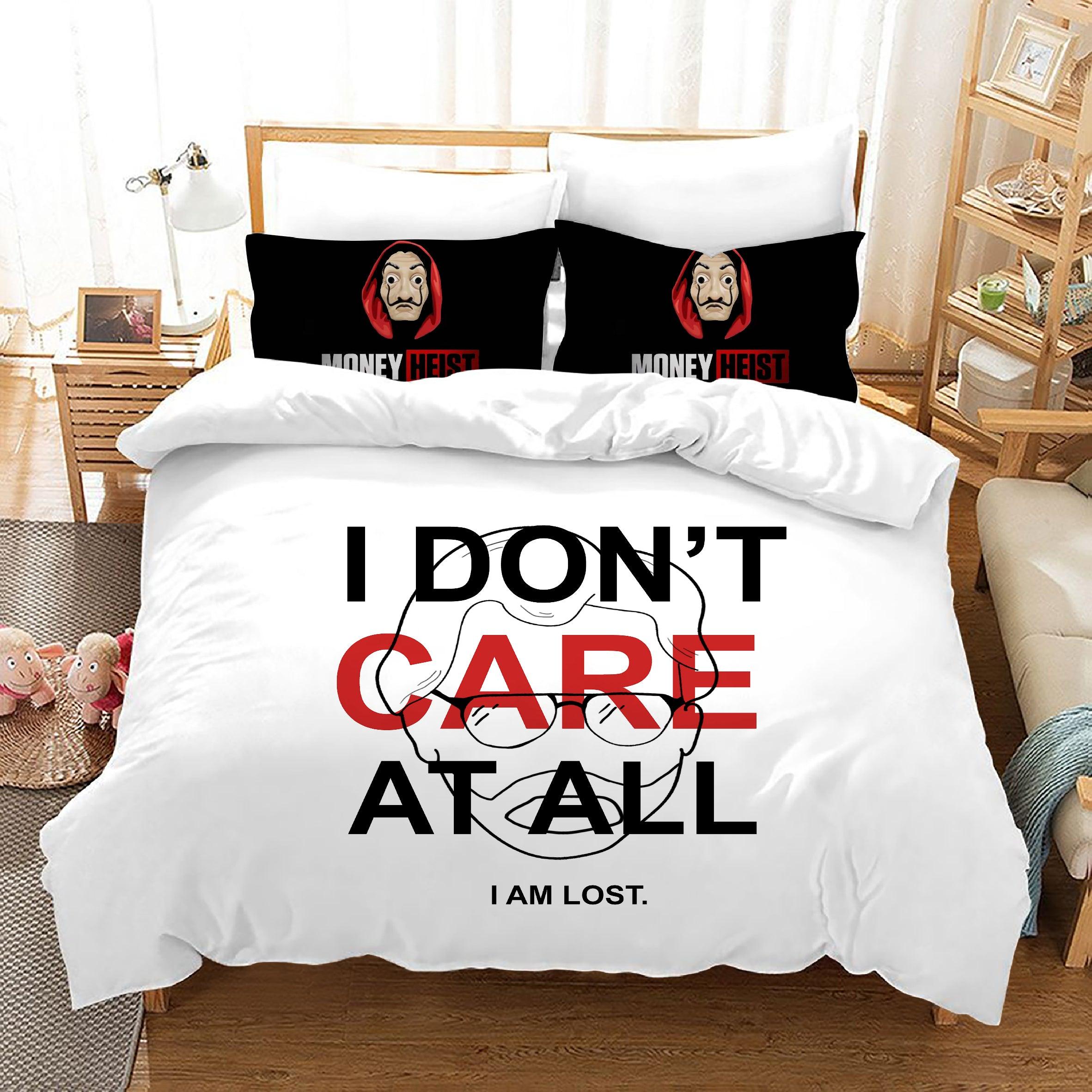 La casa de papel #8 Duvet Cover Quilt Cover Pillowcase Bedding Set Home Bedroom Decor