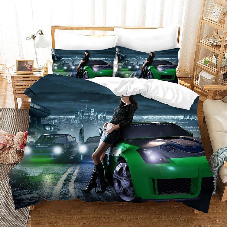 Need for Speed #4 Duvet Cover Quilt Cover Pillowcase Bedding Set Home Bedroom Decor