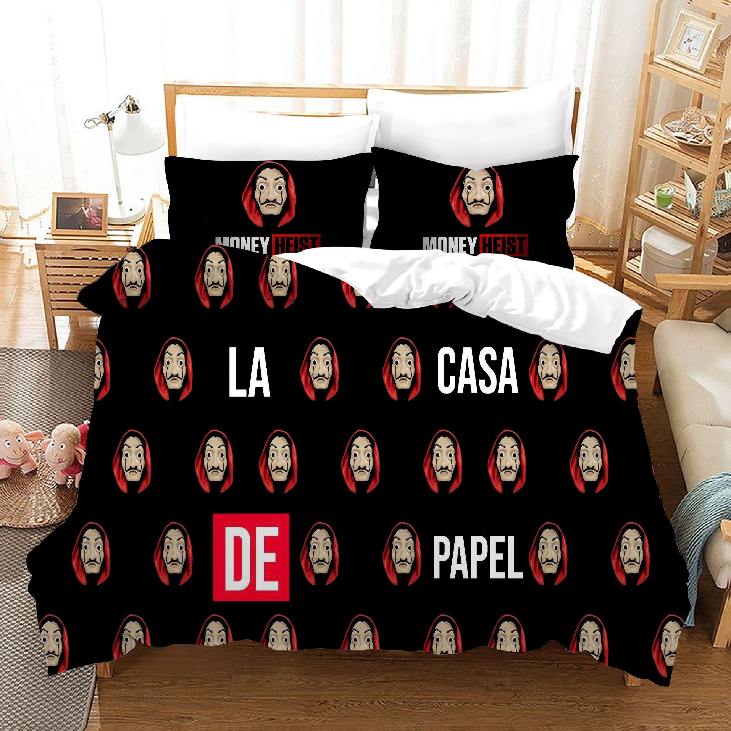 La casa de papel #10 Duvet Cover Quilt Cover Pillowcase Bedding Set Home Bedroom Decor