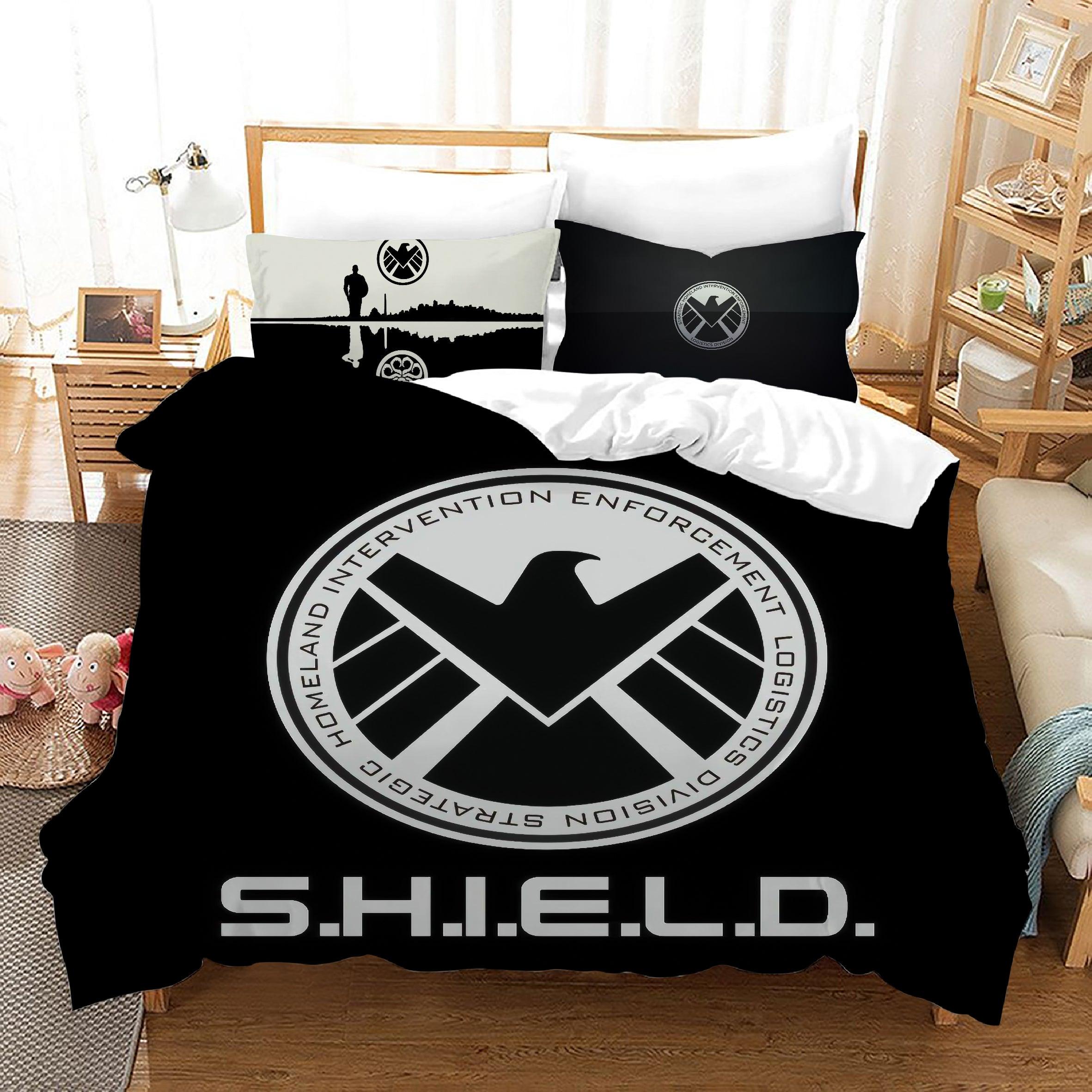 Marvels Agents of SHIELD #12 Duvet Cover Quilt Cover Pillowcase Bedding Set Home Bedroom Decor