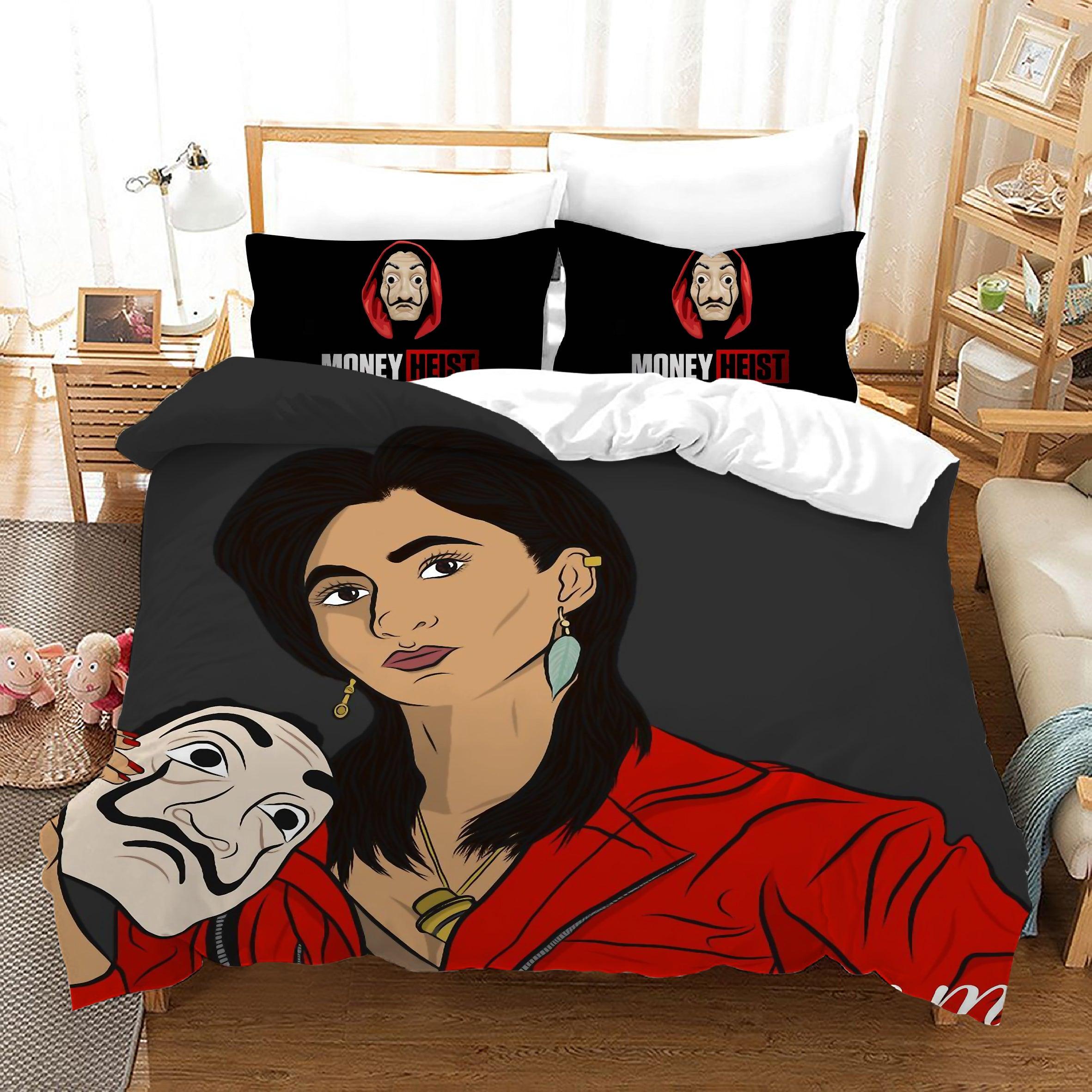 La casa de papel #17 Duvet Cover Quilt Cover Pillowcase Bedding Set Home Bedroom Decor