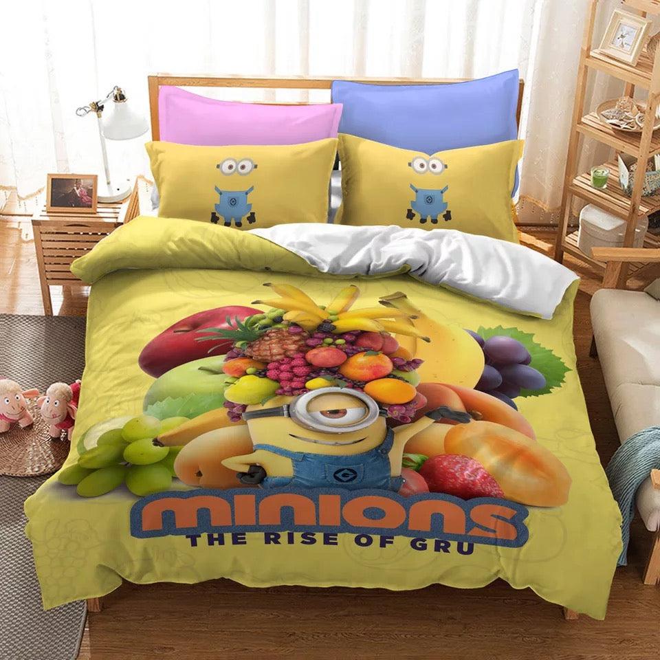 Despicable Me Minions #14 Duvet Cover Quilt Cover Pillowcase Bedding Set Home Decor