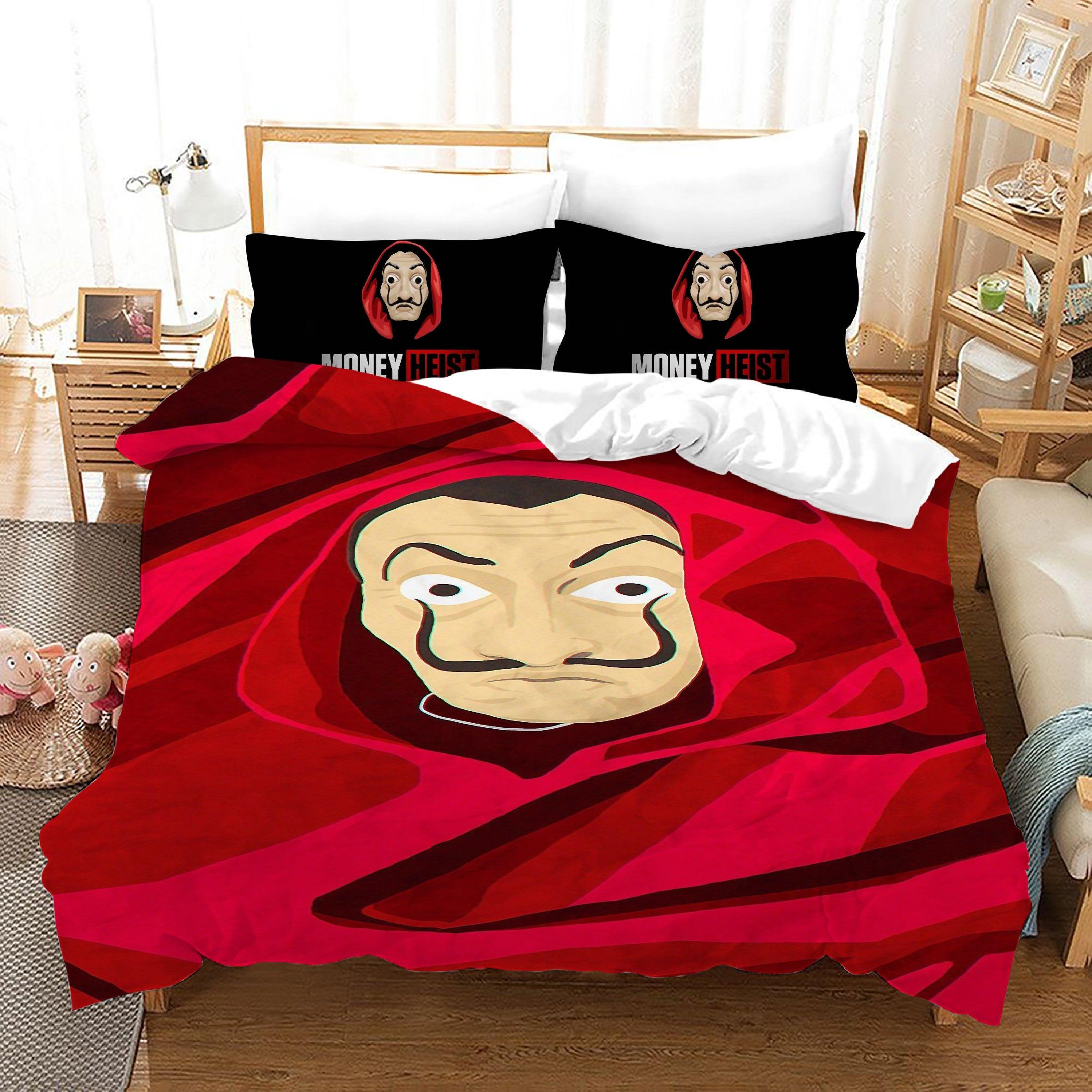 La casa de papel #18 Duvet Cover Quilt Cover Pillowcase Bedding Set Home Bedroom Decor