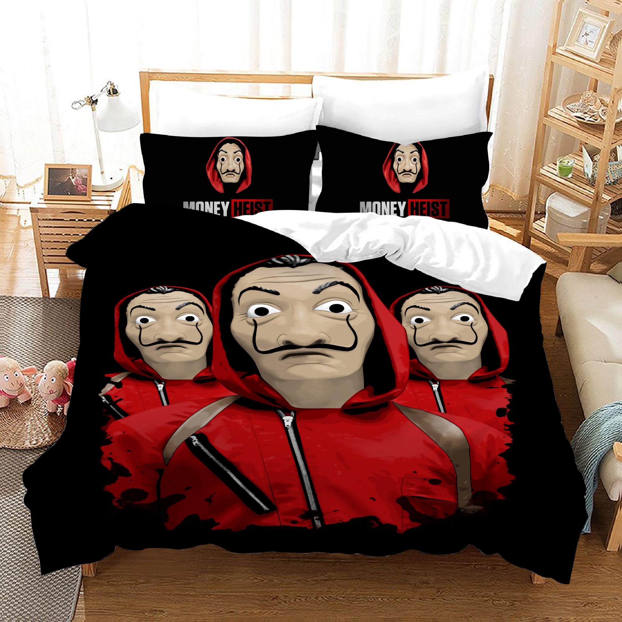 La casa de papel #22 Duvet Cover Quilt Cover Pillowcase Bedding Set Home Bedroom Decor